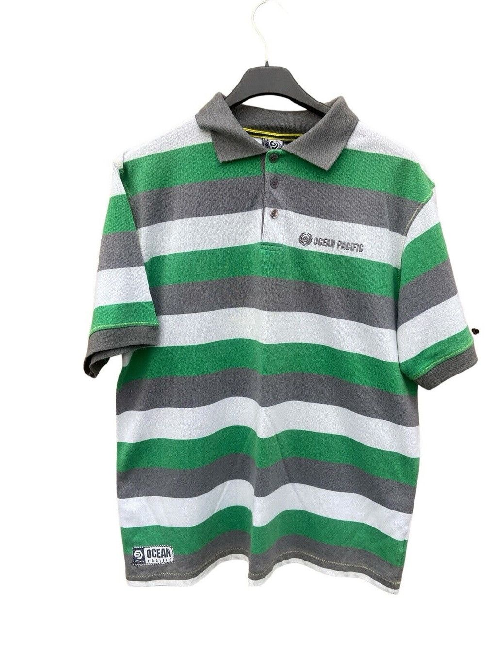 Ocean Pacific Ocean Pacific Polo Shirt Men XL Striped Short Sleeve Size US XL / EU 56 / 4 - 1 Thumbnail