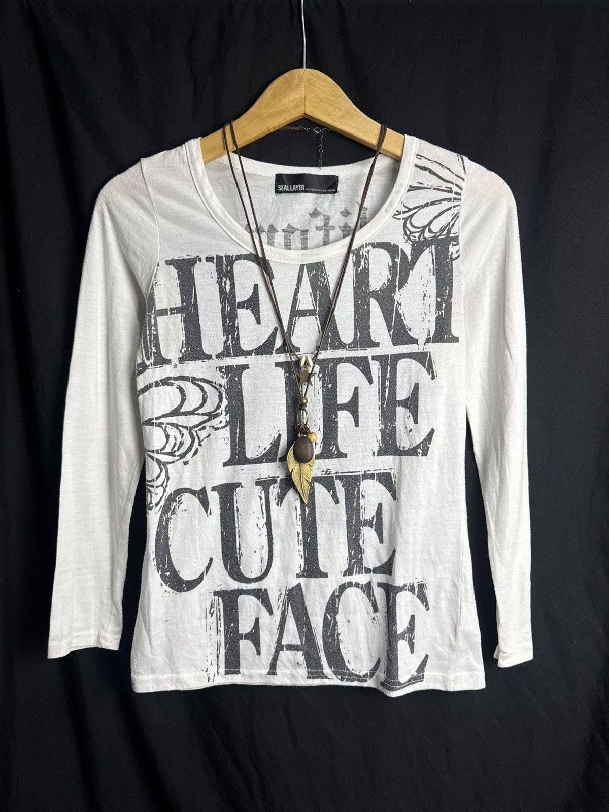 Hysteric Glamour Japanese Long Sleeve Gothic Vkei Poem Butterflay Size US S / EU 44-46 / 1 - 1 Thumbnail