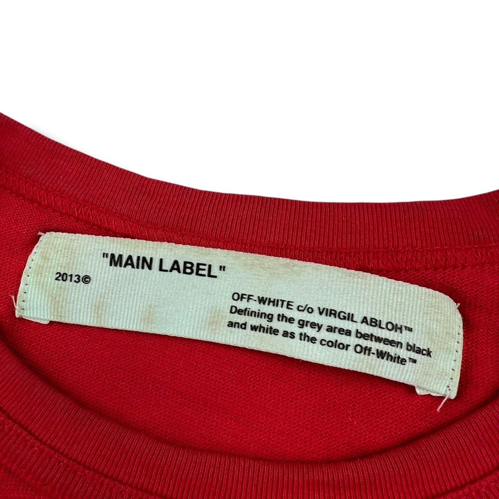 Off-White Off-White Mona Lisa Red T Shirt Size US XS / EU 42 / 0 - 6 Thumbnail