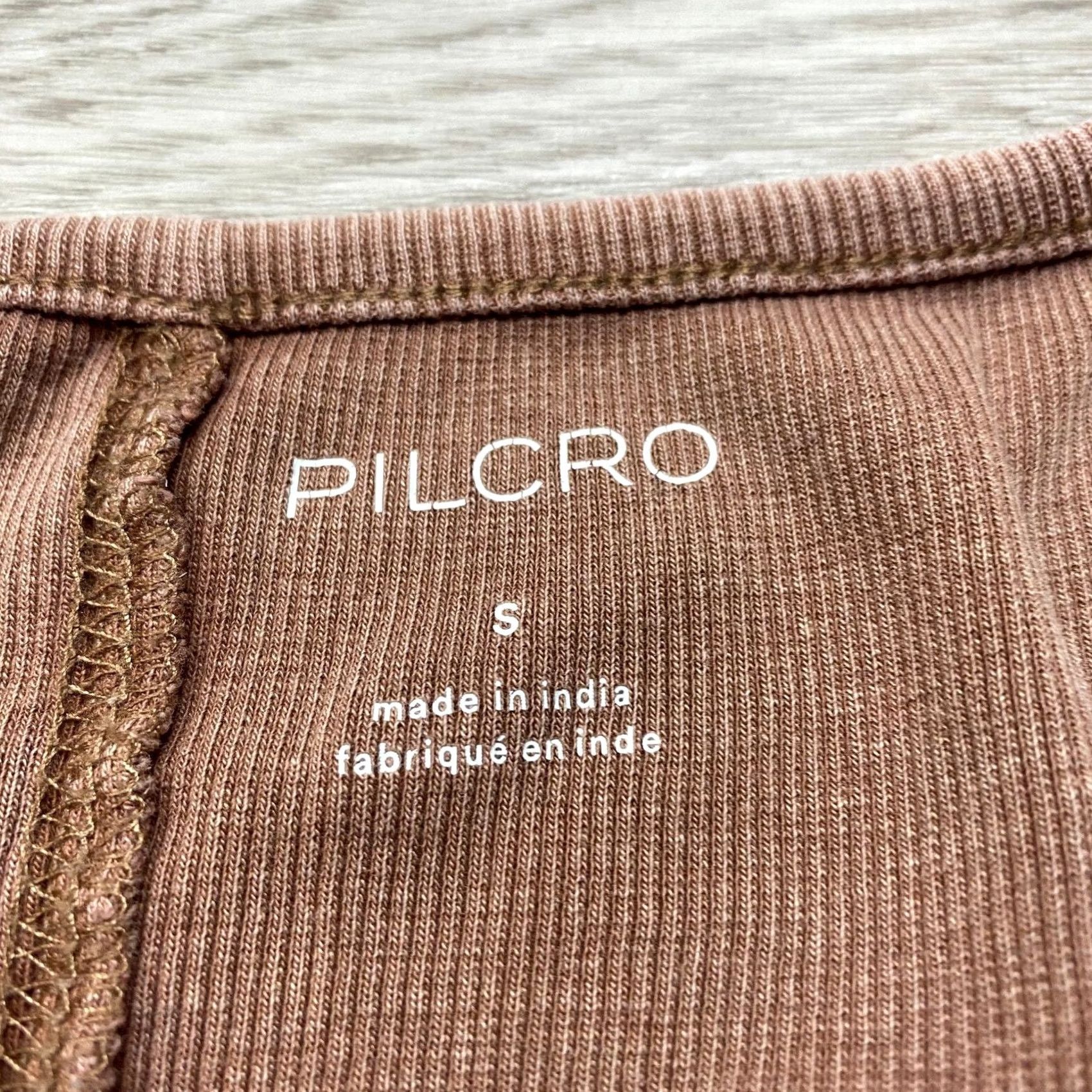 Vintage Pilcro Anthropologie Tank Top Women's S Pink Square Neck Ruched Size S / US 4 / IT 40 - 4 Thumbnail