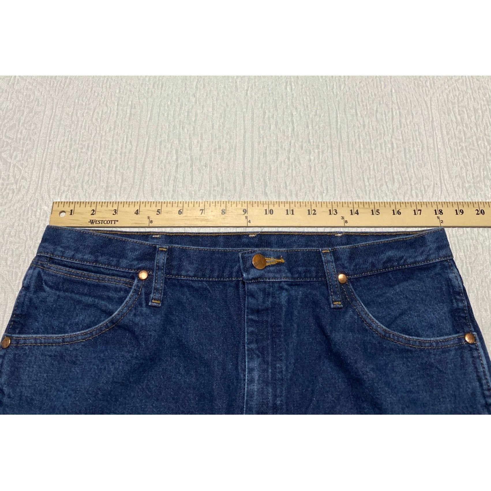 Wrangler VINTAGE Wrangler Jeans Men's 36×30 Blue Cowboy Western 1013MWZPW Denim Straight 5-Pocket Mens Size US 36 / EU 52 - 5 Thumbnail