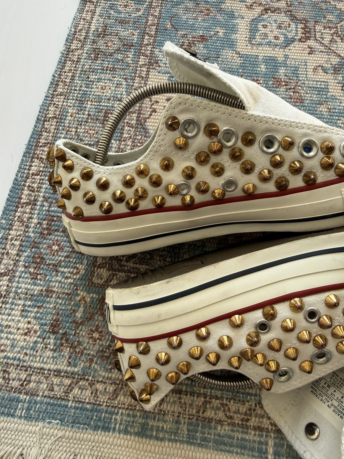 Converse Rare Converse Maltese Lab All Stars Studs Skull Shoes Sz36,5 Size US 6.5 / IT 36.5 - 11 Thumbnail