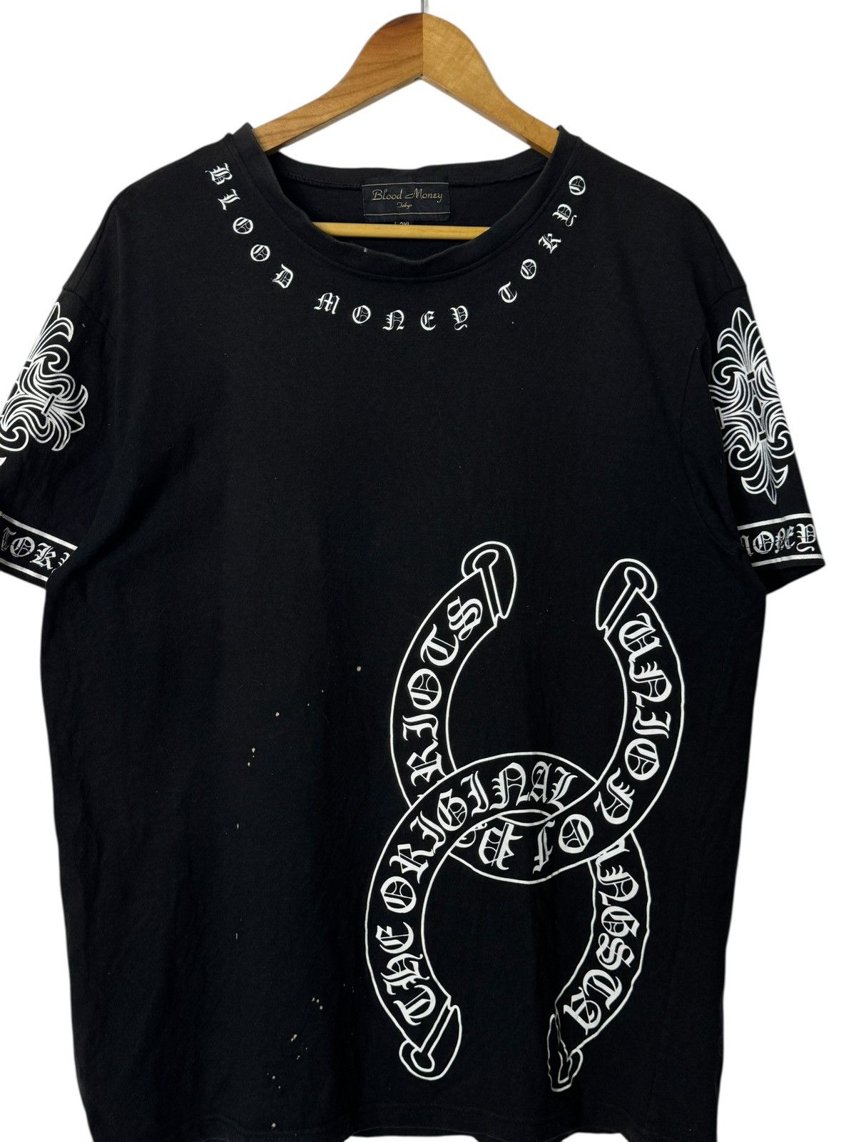 Designer × Japanese Brand × Vintage Blood Money Tokyo Inspired Chrome Heart Design Size US XL / EU 56 / 4 - 2 Thumbnail