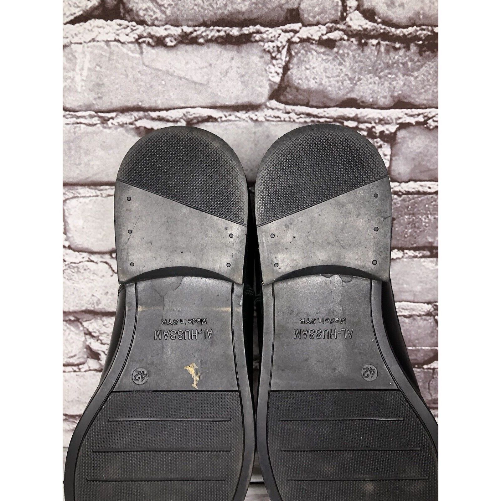 Other HAJJO Black Leather Slip On Casual Dress Loafers Work Shoes Size US 9 / EU 42 - 7 Thumbnail