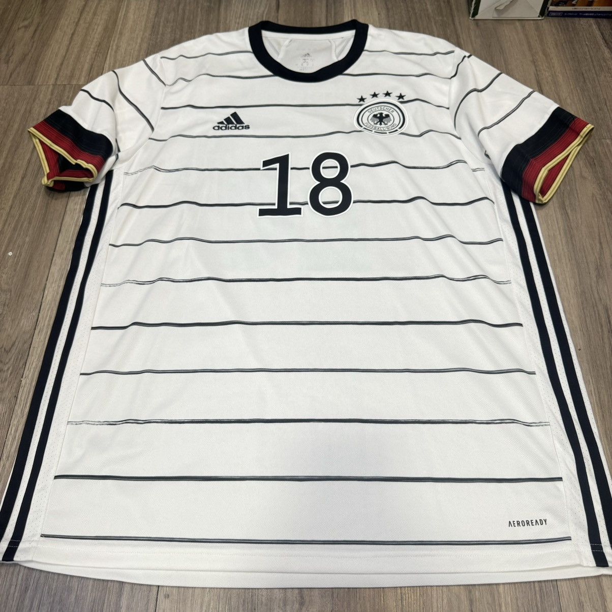 Adidas Germany 20/21 home shirt #18 Klinsmann Size US XL / EU 56 / 4 - 1 Thumbnail