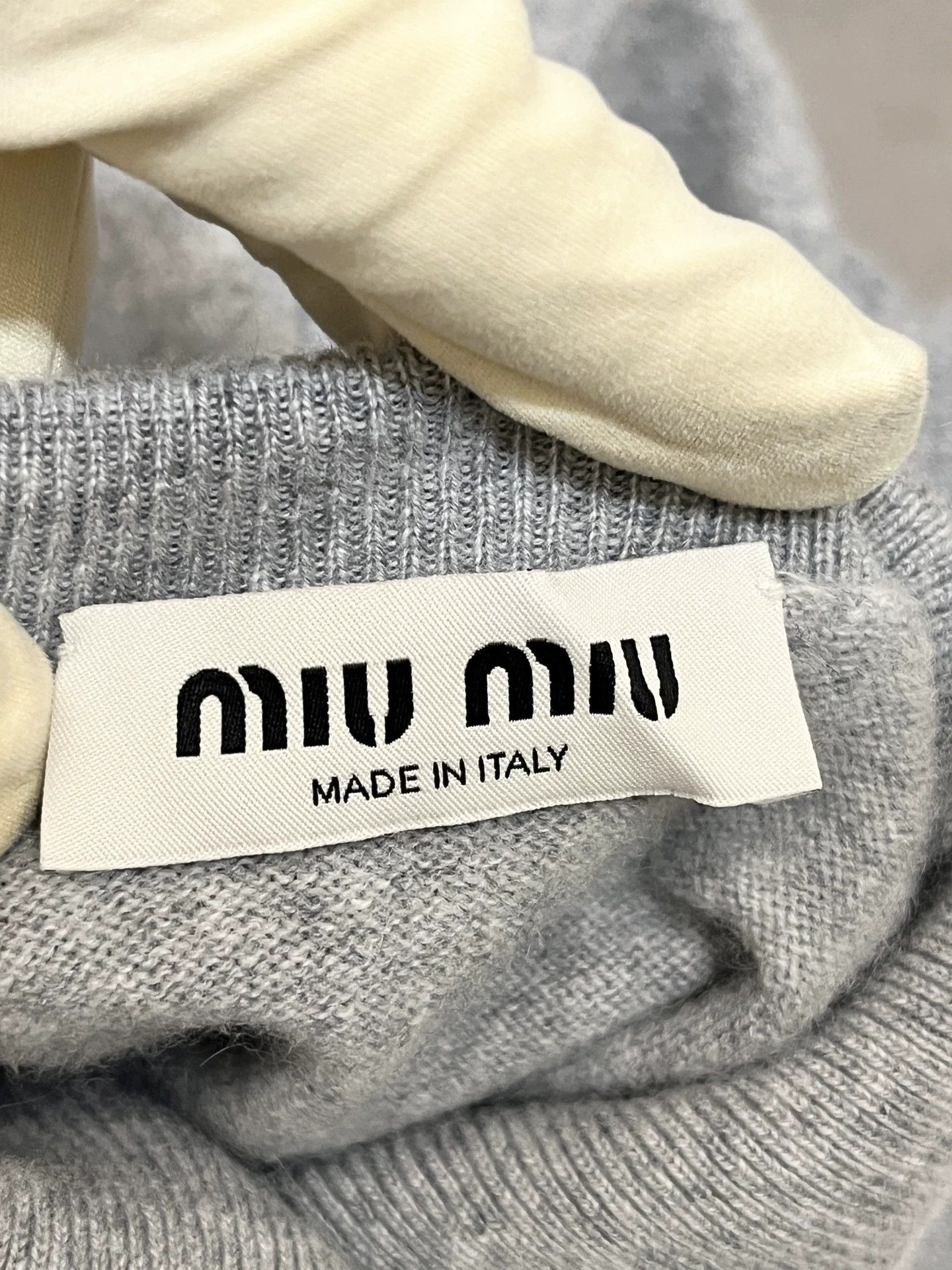 Miu Miu Miu Miu 99 New Gray Cashmere Turtleneck Sweater 38 Size XS / US 0-2 / IT 36-38 - 3 Thumbnail