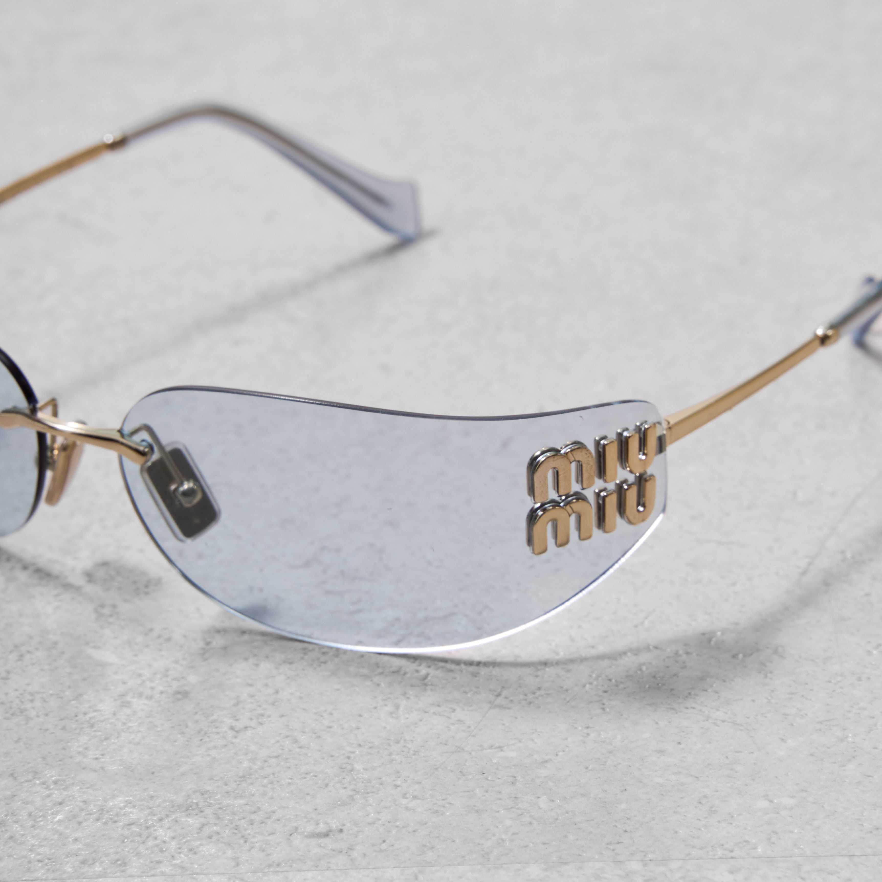 Miu Miu MIU MIU MU A51S ZVN10P Sunglasses Size ONE SIZE - 4 Thumbnail
