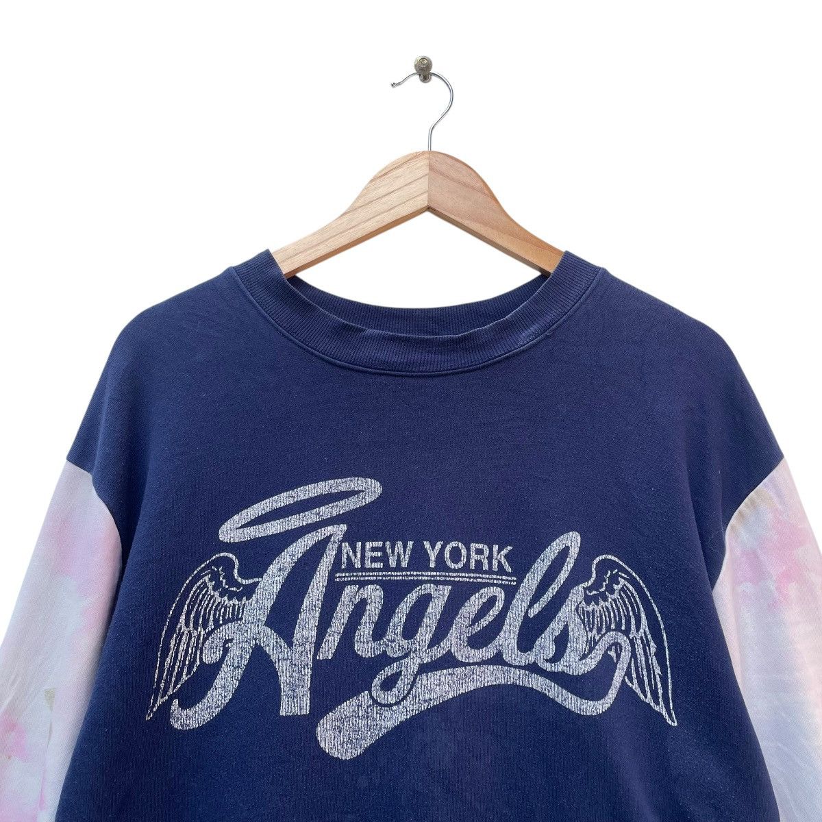 Vintage New York Angels Pullover Sweatshirt shirt Size US M / EU 48-50 / 2 - 3 Thumbnail