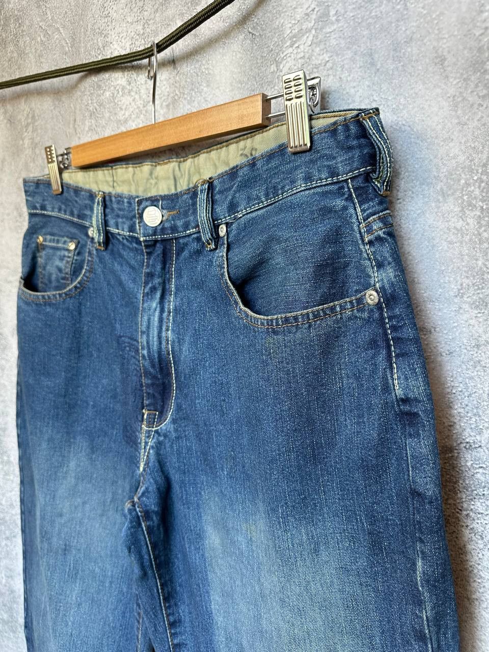 Japanese Brand Etienne Ozeki Rare Japanese Selvedge Denim Jeans Red Patch Size US 30 / EU 46 - 7 Thumbnail