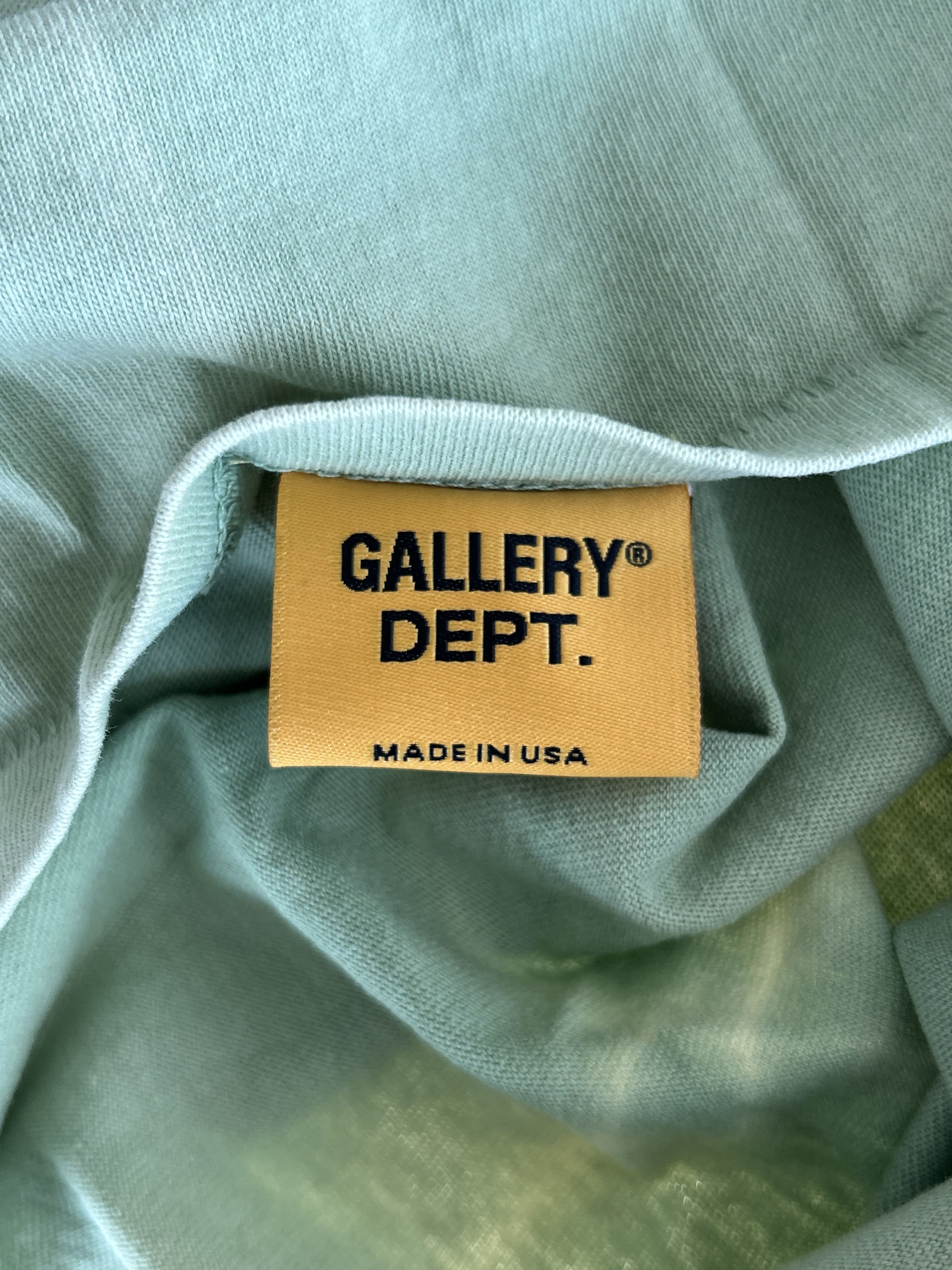 Gallery Dept. Vintage Green & White Paint Splatter Logo T-Shirt Size US XS / EU 42 / 0 - 4 Thumbnail