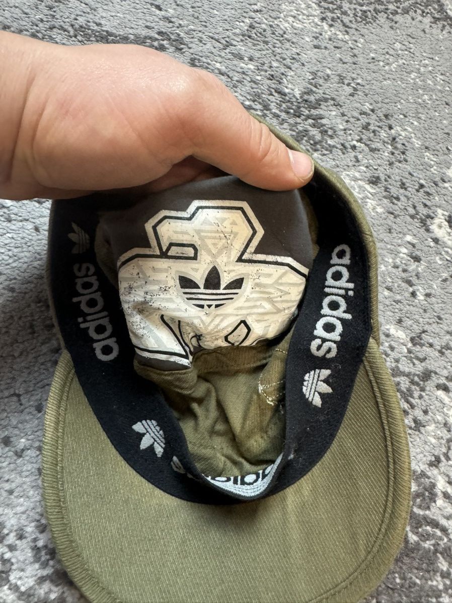 Adidas × Vintage Vintage Y2K Adidas Faded Avantgarde Embroidered Logo Cap Size ONE SIZE - 12 Thumbnail