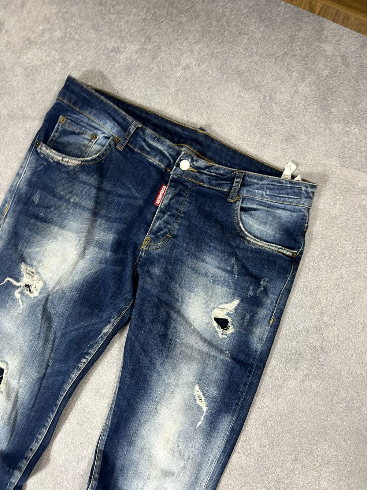 Dsquared2 Luxury Drip Dsquared2 Jeans pants distressed hype y2k opium Size US 31 - 4 Thumbnail