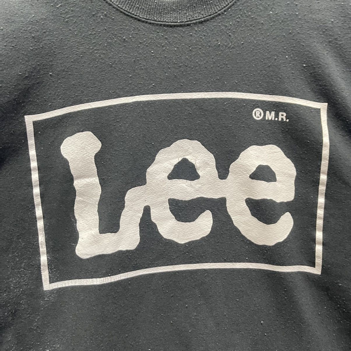 Lee Vintage 1980s Lee Midweight Cotton Blend Sweatshirt Size US L / EU 52-54 / 3 - 3 Thumbnail