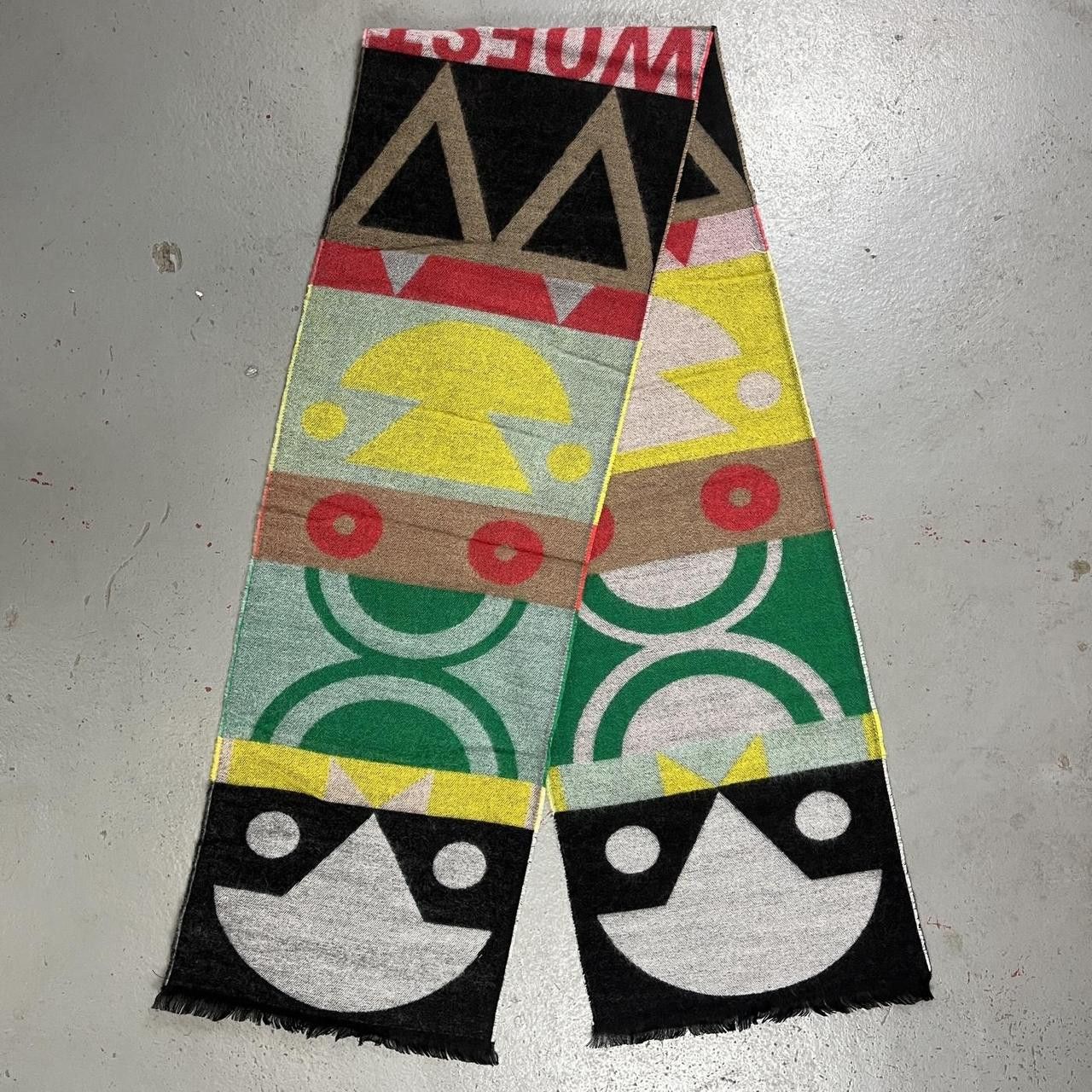 image of Walter Van Beirendonck Multi Wool Scarf, Men's