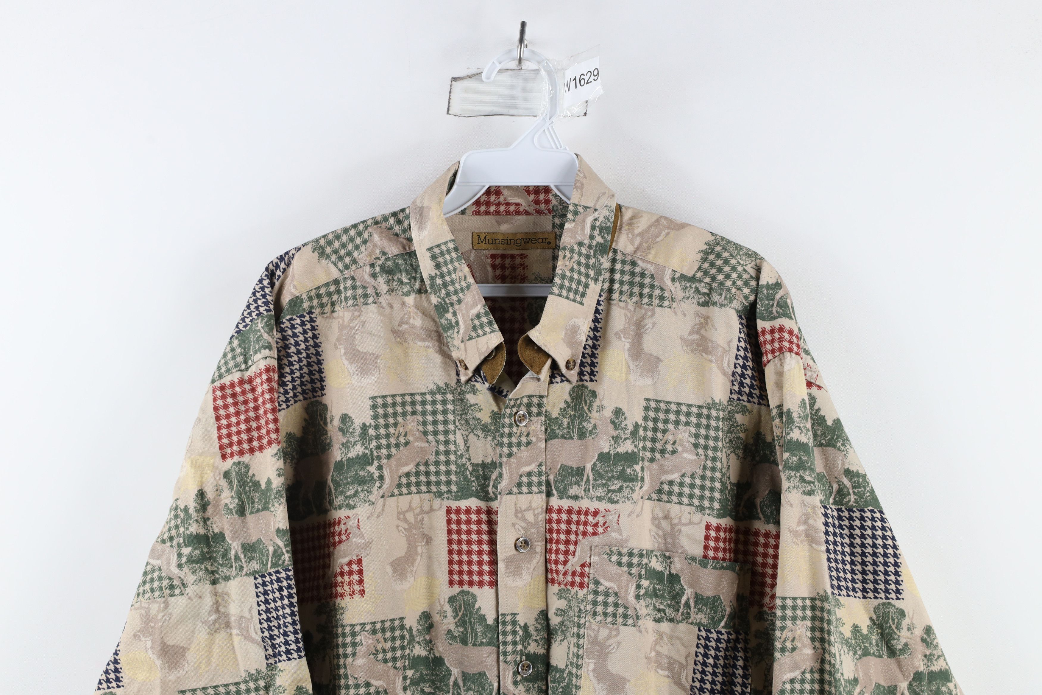 Vintage Vintage 90s Streetwear Buck All Over Print Button Down Shirt Size US XL / EU 56 / 4 - 2 Thumbnail