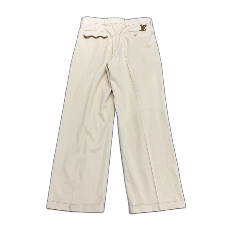 Louis Vuitton louis vuitton suede wide leg pants Size US 44 / EU 60 - 1 Thumbnail