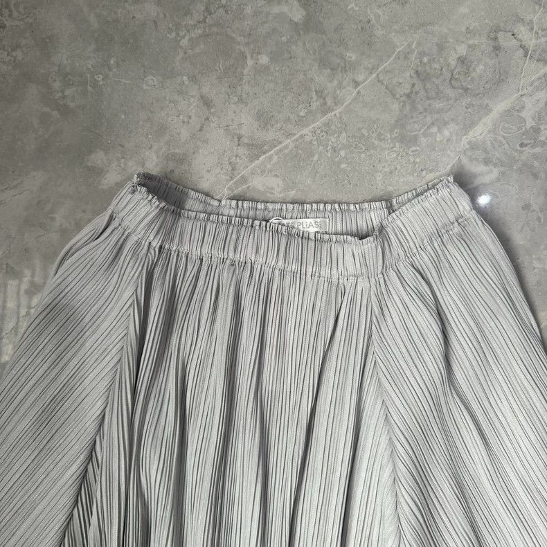 Issey Miyake Issey Miyake size:3 Grey pleated skirt Size 31" - 6 Thumbnail