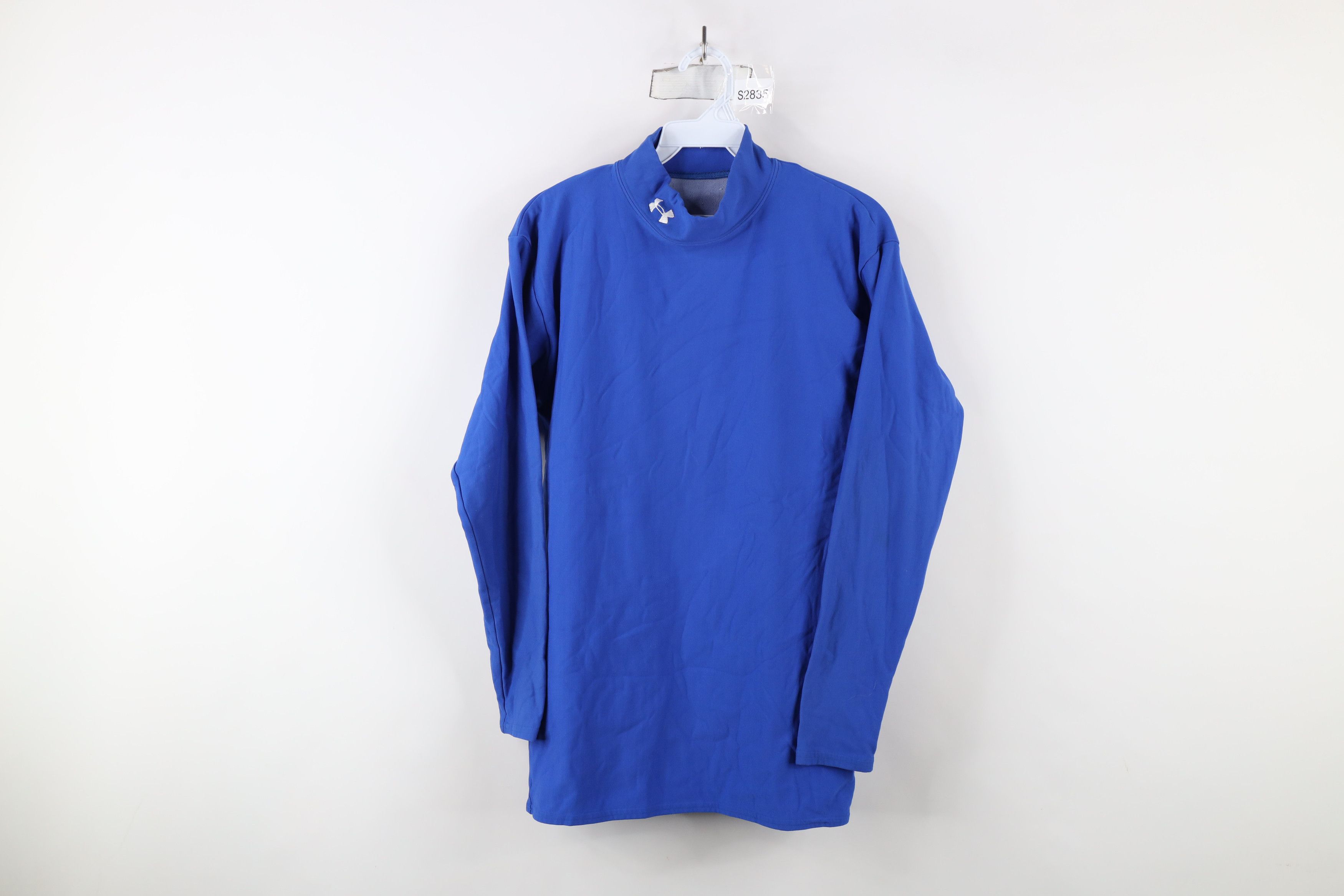 Under Armour × Vintage Under Armour Compression Mock Neck Long Sleeve T-Shirt Size US XL / EU 56 / 4 - 1 Thumbnail