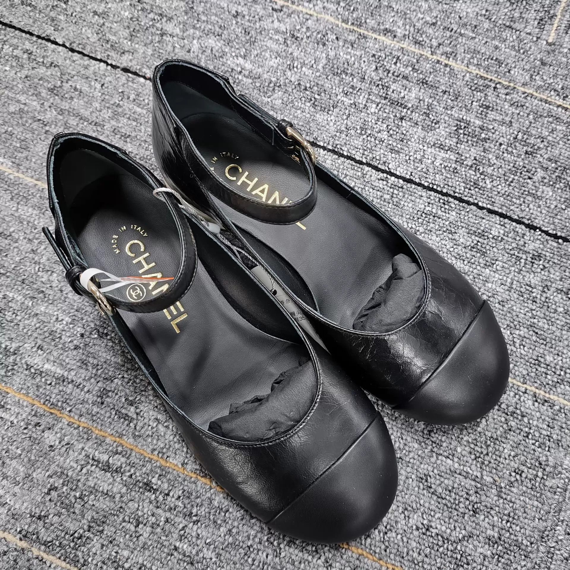Chanel Chanel 23P Round Toe Mary Jane Flat Sandals EU35 Size US 4.5 / IT 34.5 - 1 Thumbnail