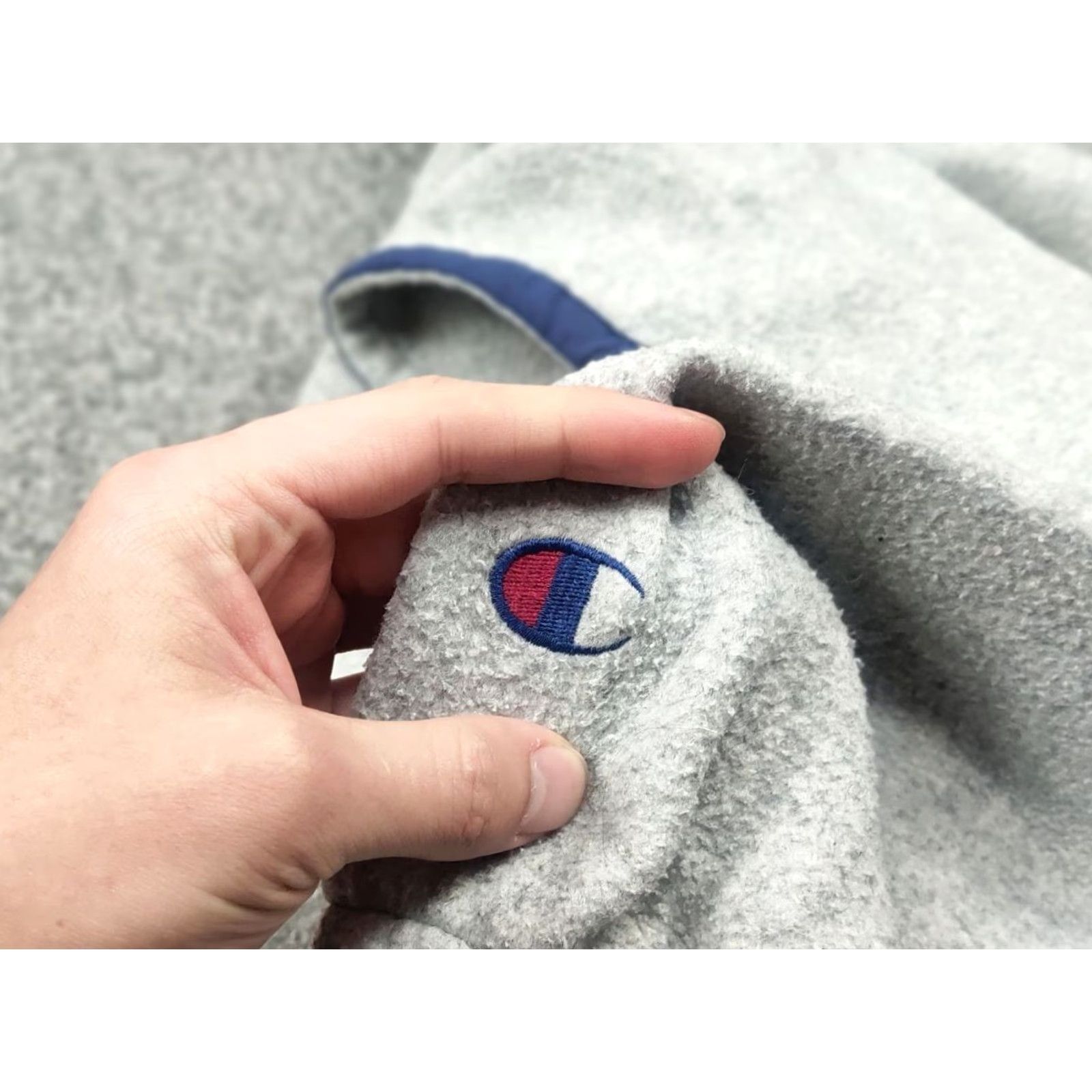 Champion VINTAGE Champion Olympic USA Pullover Sweatshirt Gray Fleece XL Men Size US XL / EU 56 / 4 - 7 Thumbnail