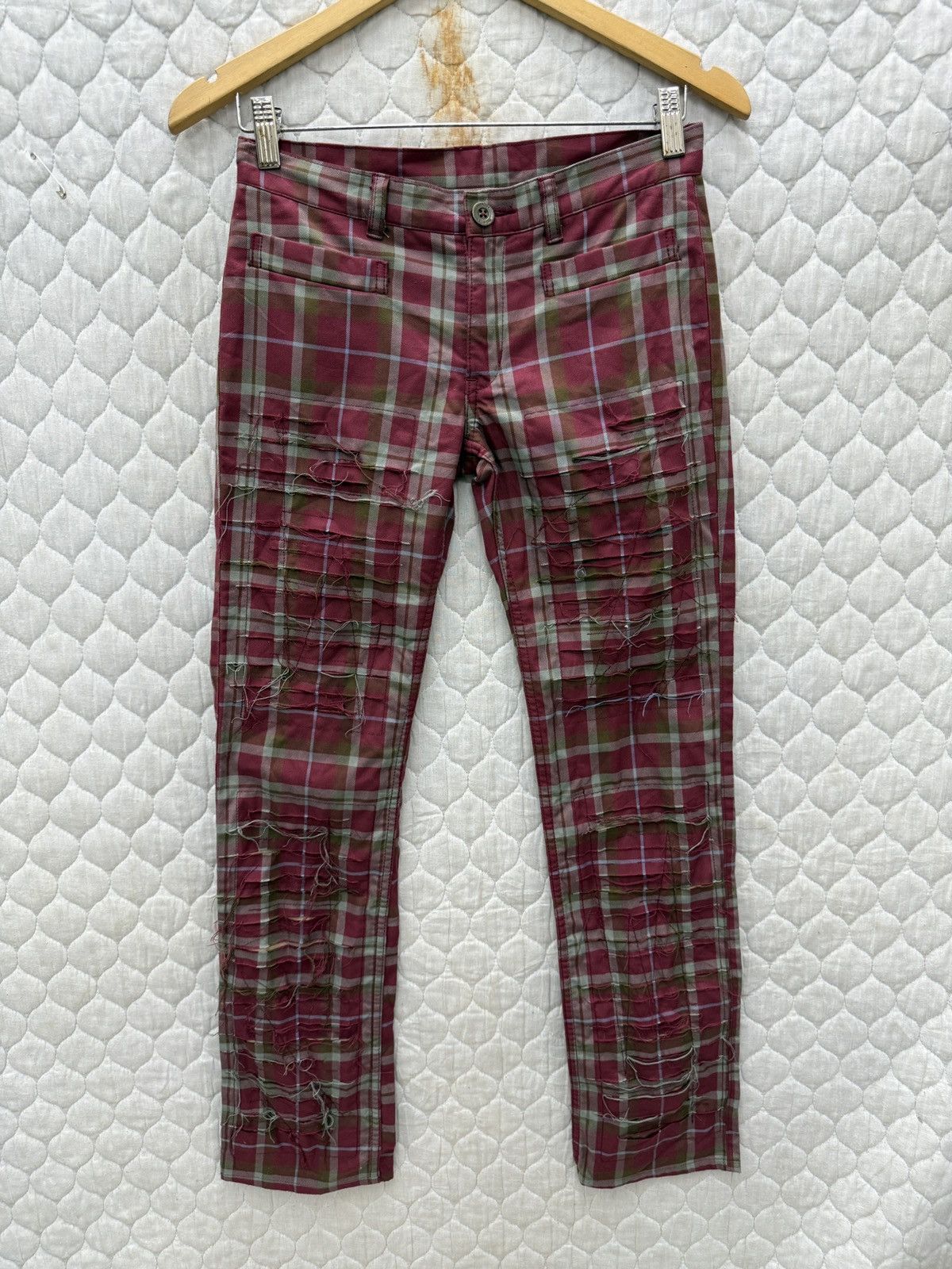 🔥🔥🔥ARCHIVE HYSTERIC GLAMOUR TARTAN PUNK PANTS