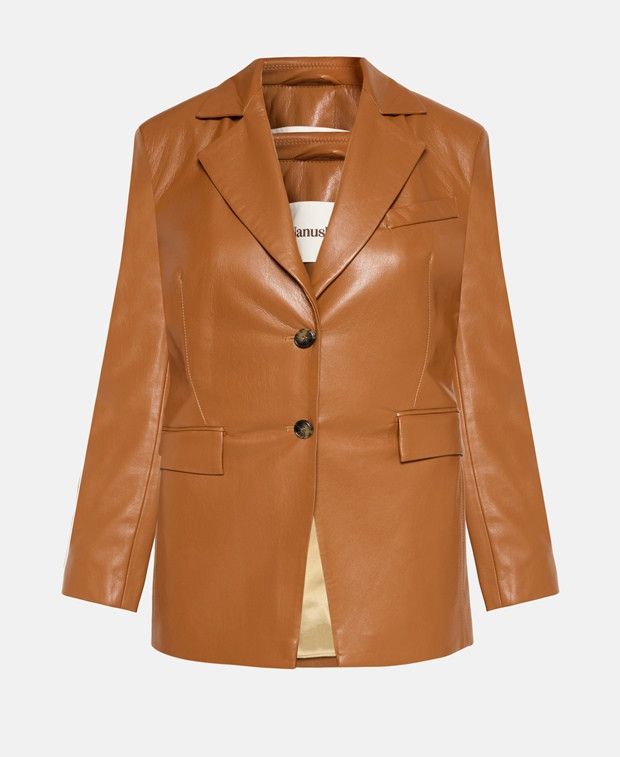 Nanushka Leather-look blazer Size XS / US 0-2 / IT 36-38 - 1 Thumbnail