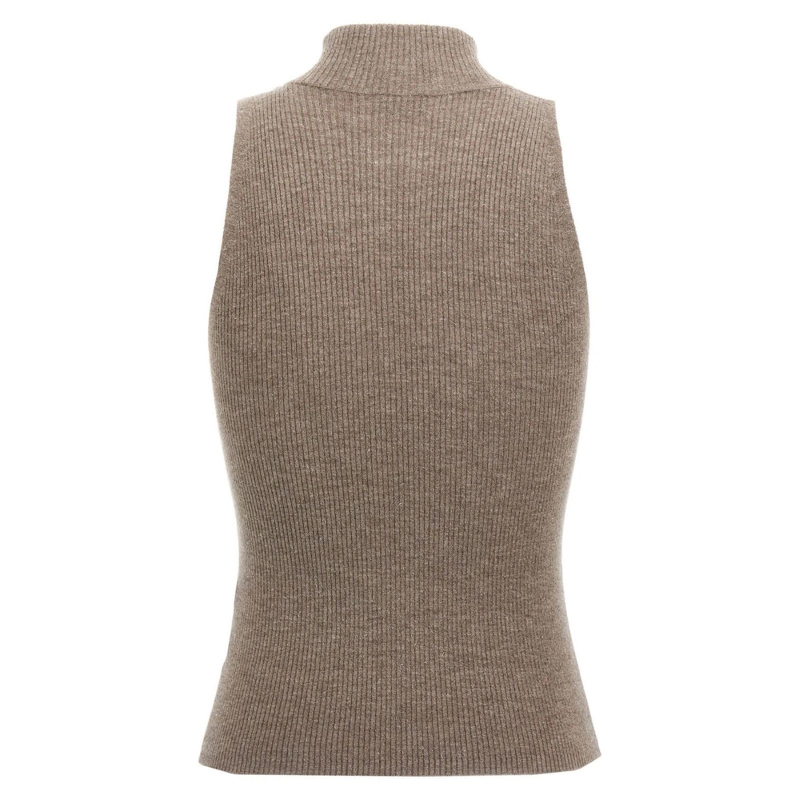 Brunello Cucinelli BRUNELLO CUCINELLI Sparkling Brown Top New & Authentic (Wome Size S / US 4 / IT 40 - 2 Thumbnail