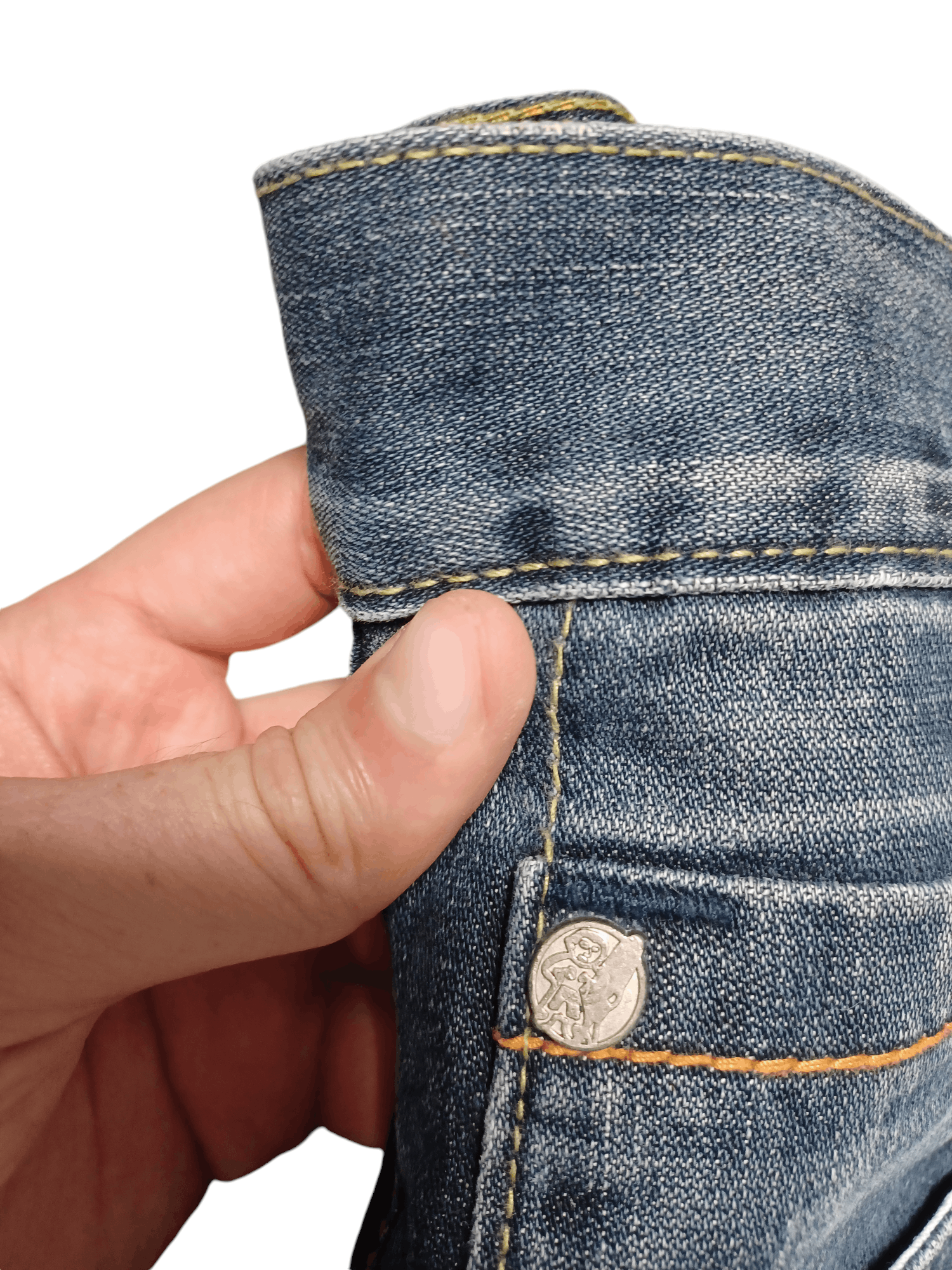 Dsquared2 DSQUARED2 MADE IN ITALY VINTAGE FIRE WASHED JEANS DENIM 33 Size US 33 - 4 Thumbnail