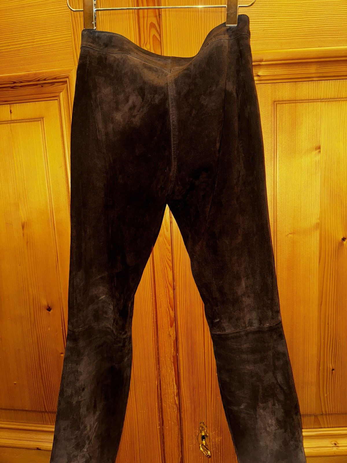 Jitrois Jitrois Vintage Suede Trousers Size 26" / US 2 / IT 38 - 3 Thumbnail