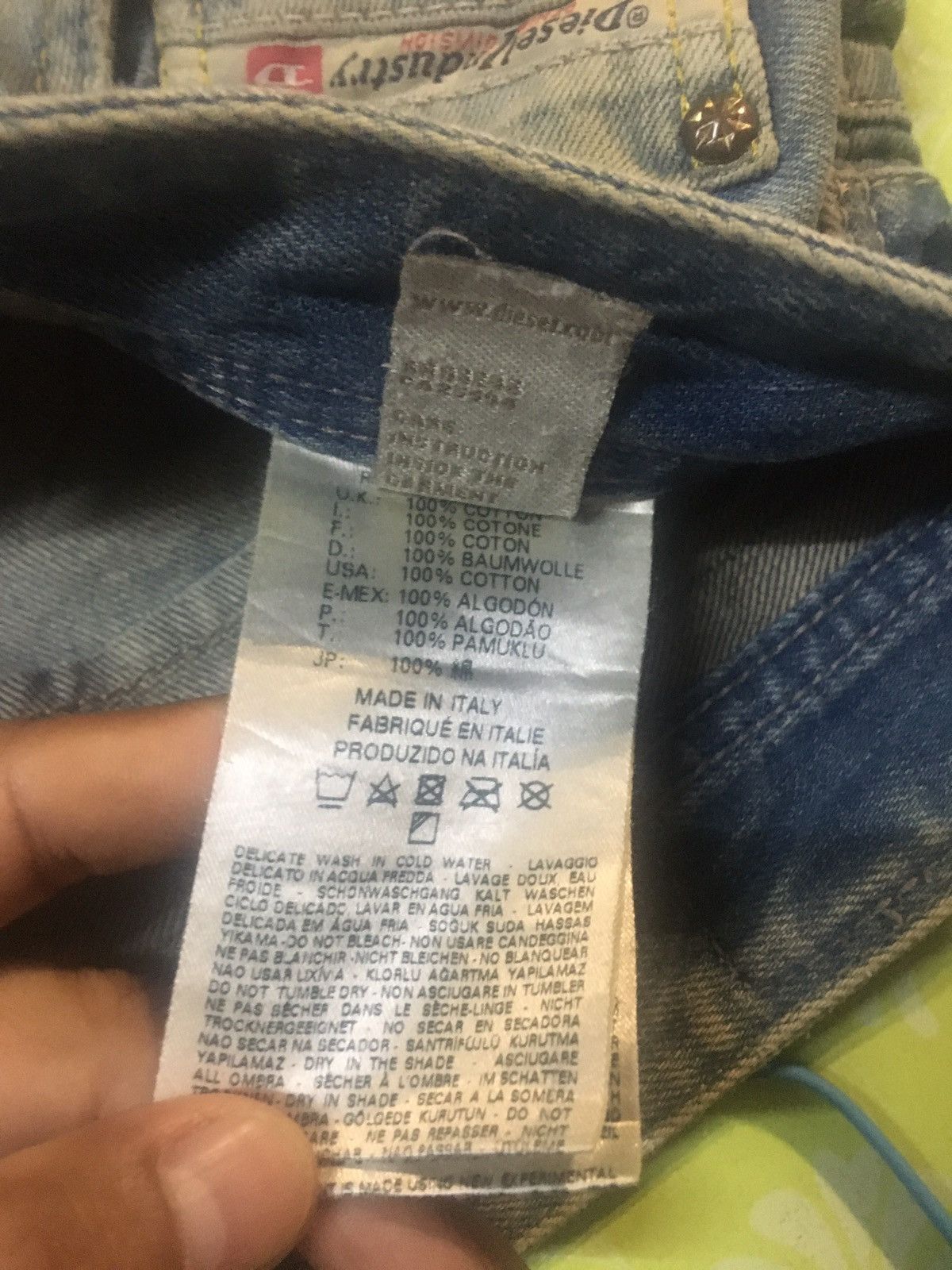 Diesel × Vintage Diesel industry krayver Size US 35 - 17 Thumbnail