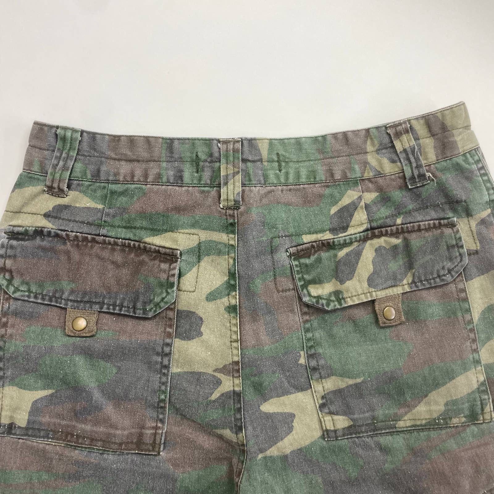 Japanese Brand × Vintage Super Sick Vintage Camouflage Cargo Streetwear Pants Size US 32 / EU 48 - 4 Thumbnail