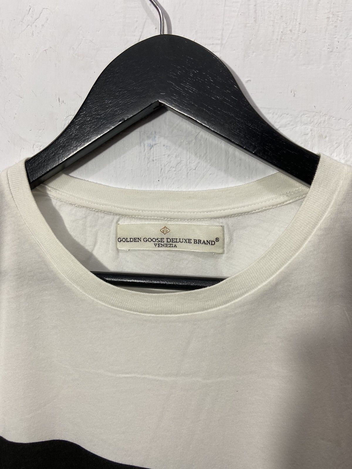 Golden Goose Golden Goose Deluxe Venezia Brand Tshirt White Size US L / EU 52-54 / 3 - 3 Thumbnail