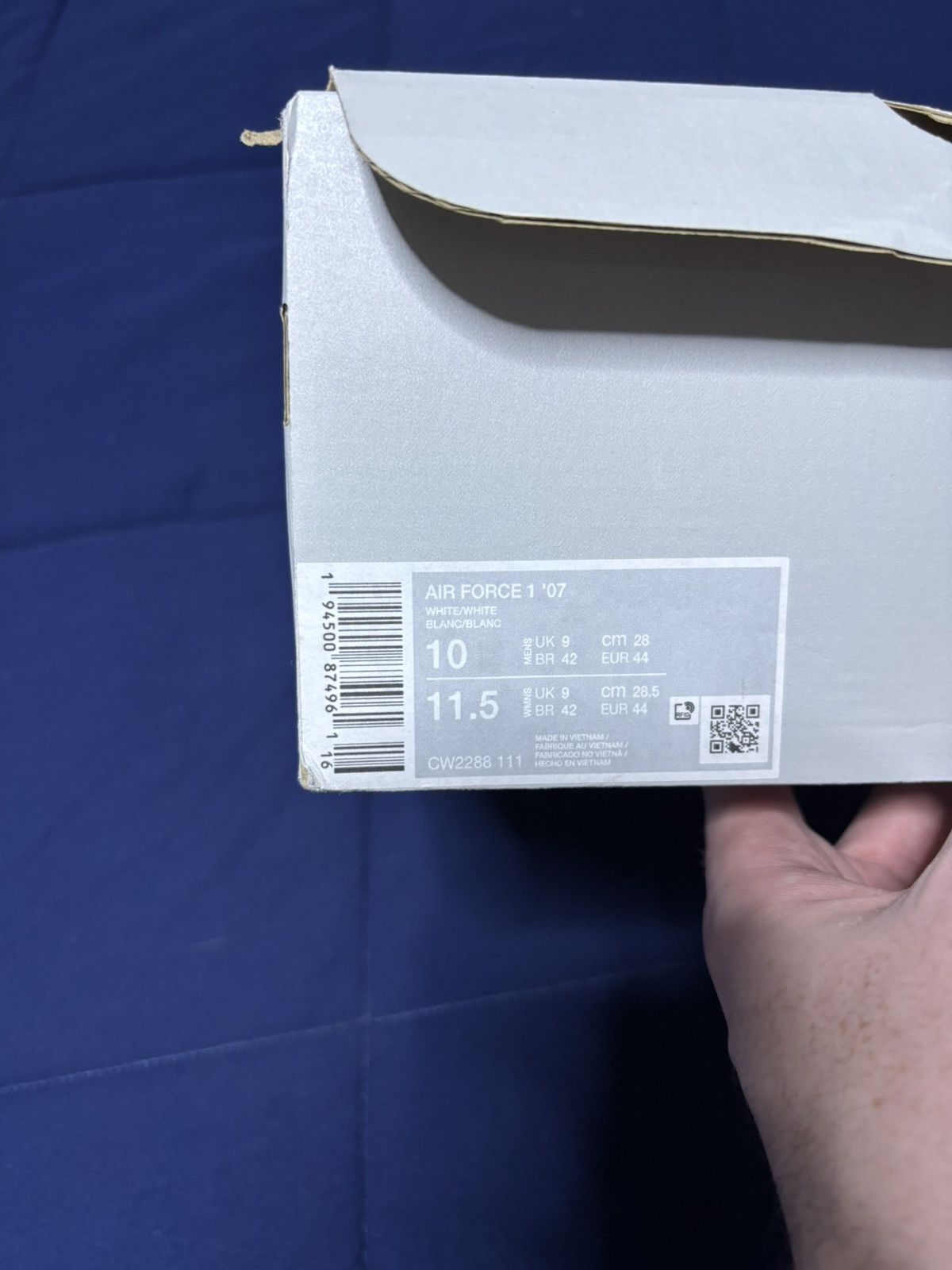 Nike Nike Air Force 1 '07 Low Triple White Size 9 Size US 9 / EU 42 - 9 Thumbnail