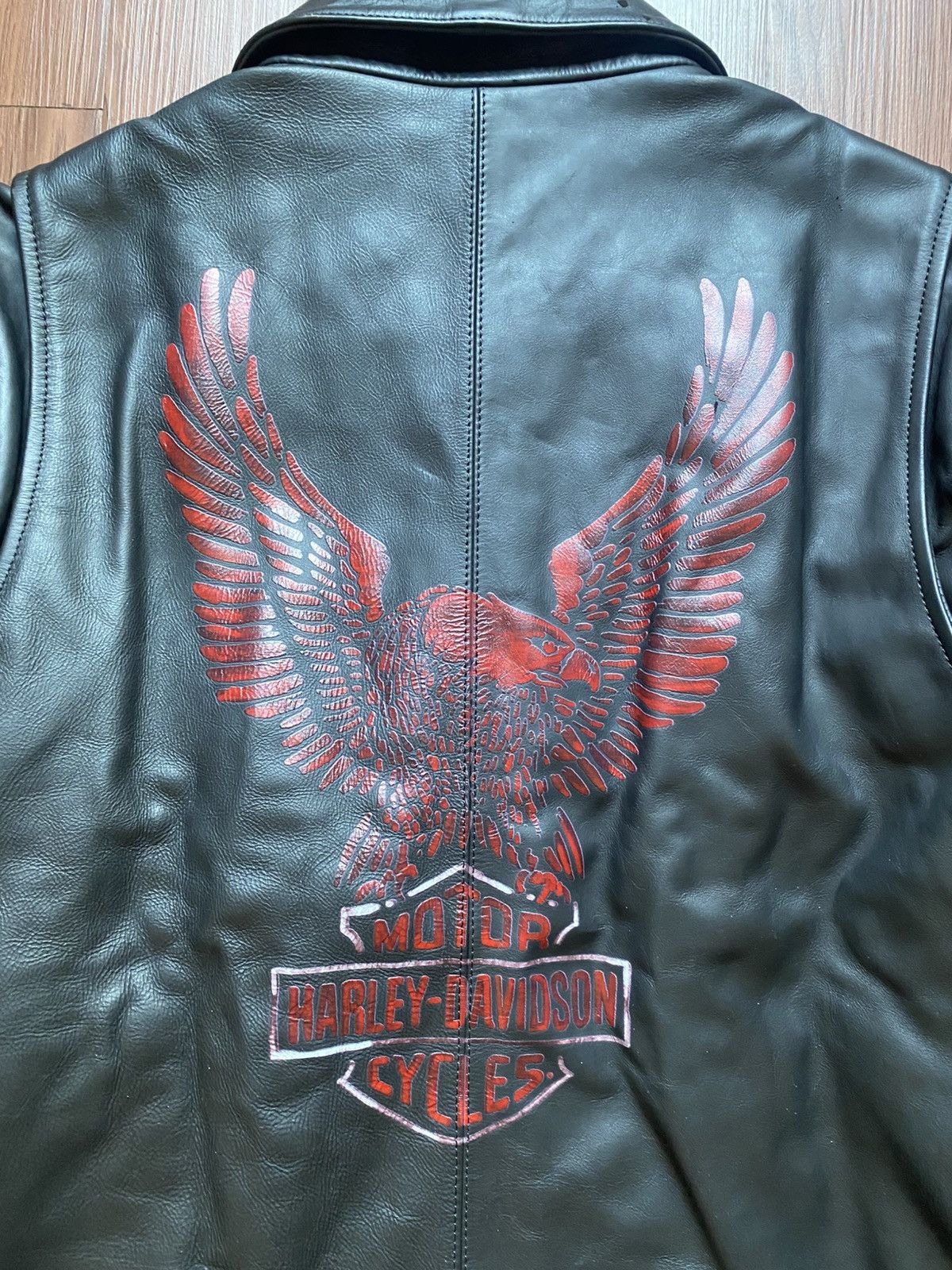Harley Davidson 😱RARE😱 harley davidson leather jacket Size US M / EU 48-50 / 2 - 7 Thumbnail
