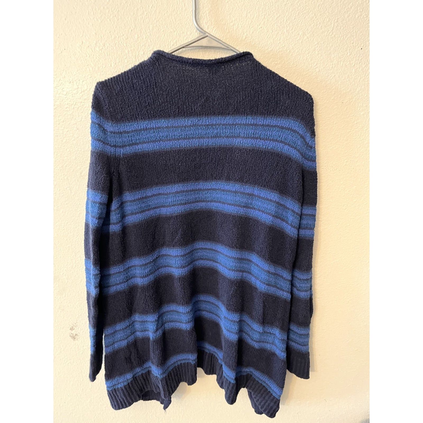 Gap Gap Cardigan Women’s XS Blue Striped Open Front Short Sleeve Knit Sweater Size XS / US 0-2 / IT 36-38 - 2 Thumbnail