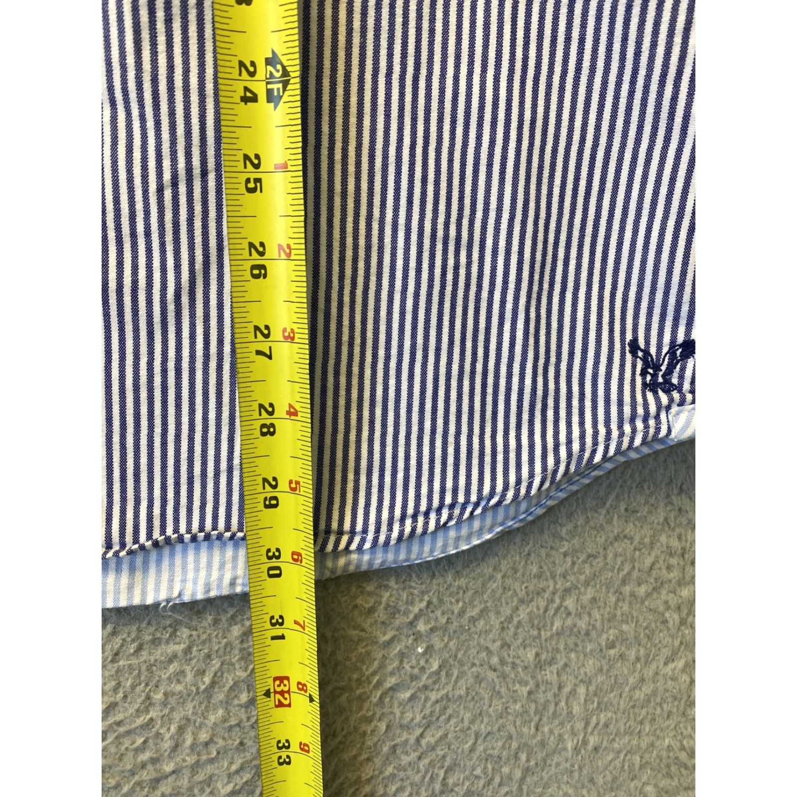 American Eagle Outfitters American Eagle Outfitters Button Down Shirt Mens XL Blue Striped Fit Long Sleeve Size US XL / EU 56 / 4 - 7 Thumbnail