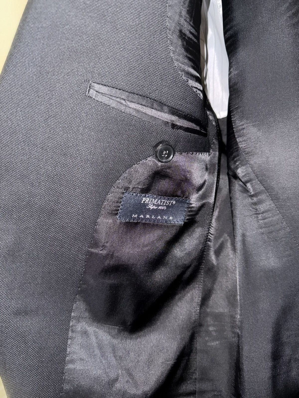 Express Marlane Super 100’s Wool Suit Size 38R - 3 Thumbnail