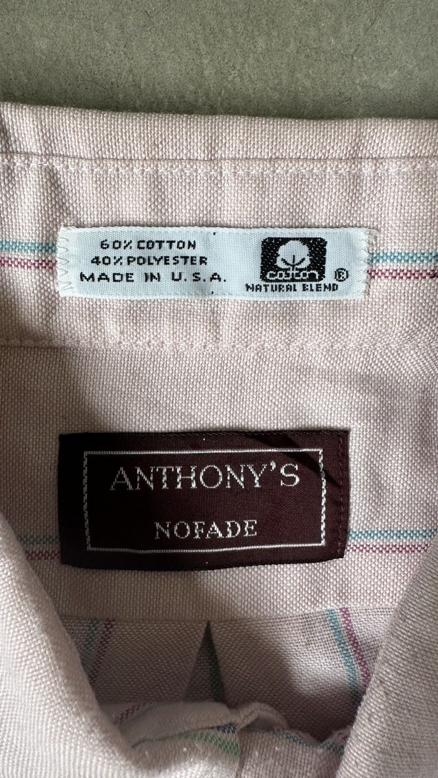 Vintage VINTAGE ANTHONYS NOFADE MADE IN USA SHIRT Size US M / EU 48-50 / 2 - 6 Thumbnail