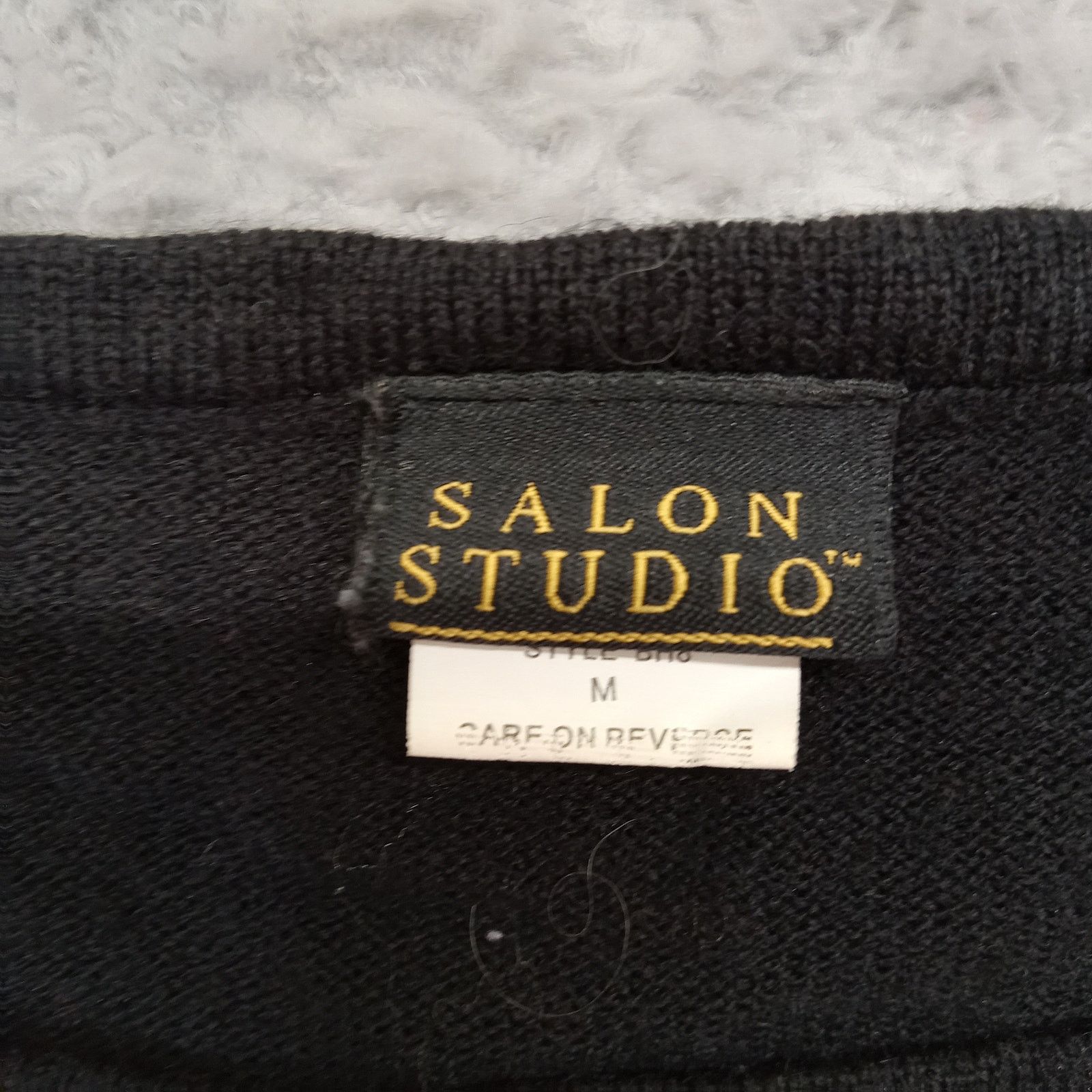 & Other Stories Salon Studio Sweater M Women's Long Sleeve Retro Acrylic Size M / US 6-8 / IT 42-44 - 3 Thumbnail