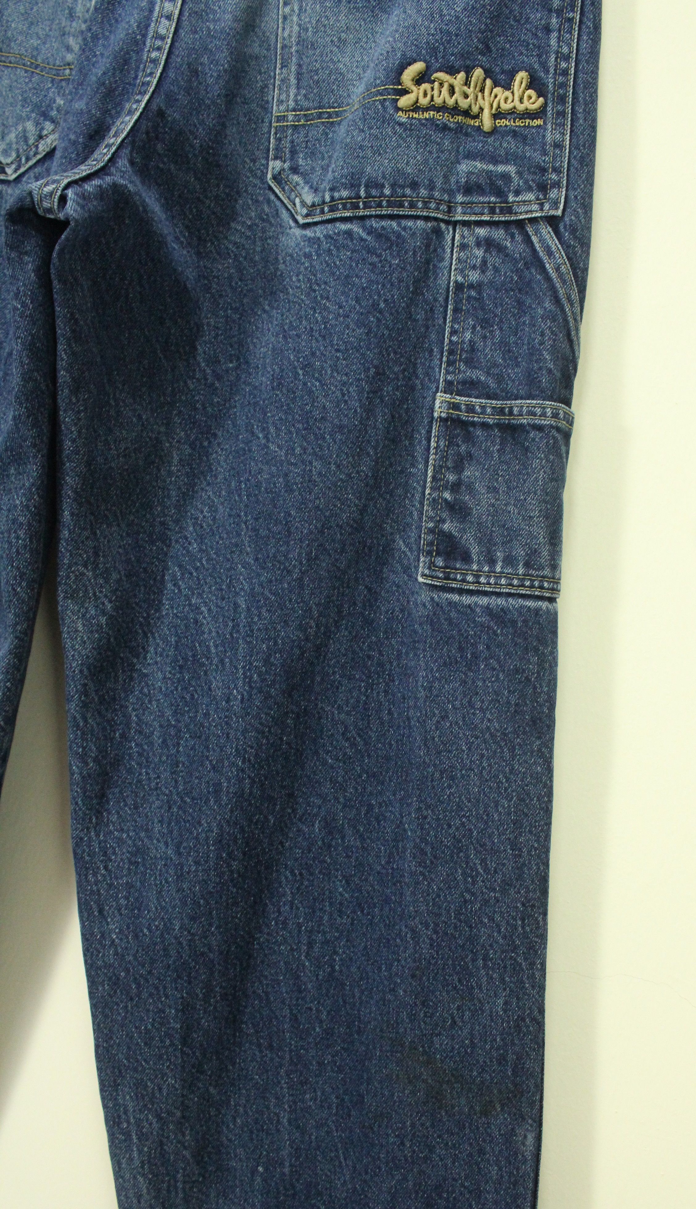 Southpole SOUTHPOLE Denim Vintage Embroidered Logo JNCO Carhartt Size US 34 / EU 50 - 5 Thumbnail
