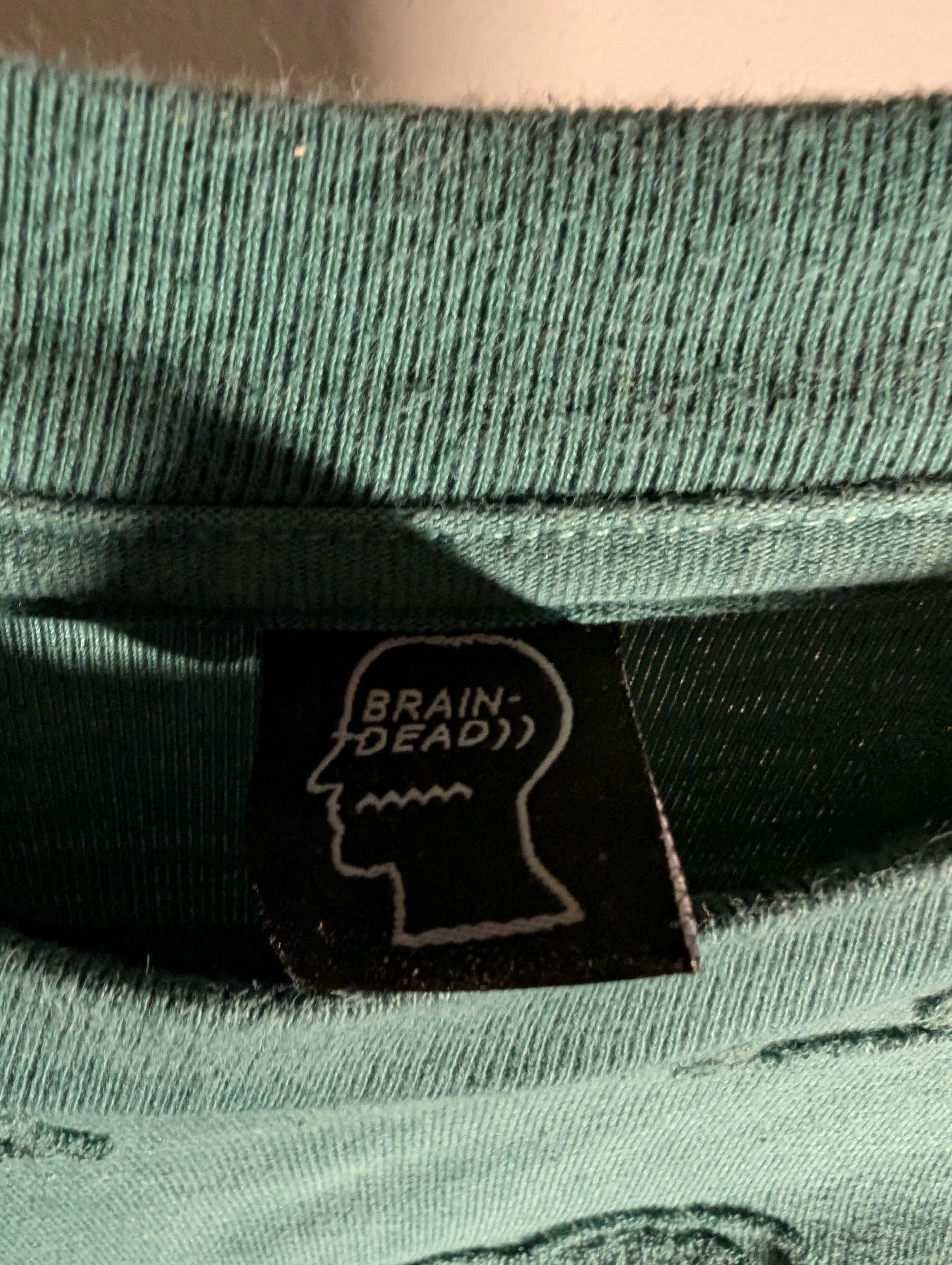 Brain Dead Brain Dead Running Head Long Sleeve T-Shirt Size US XL / EU 56 / 4 - 4 Thumbnail