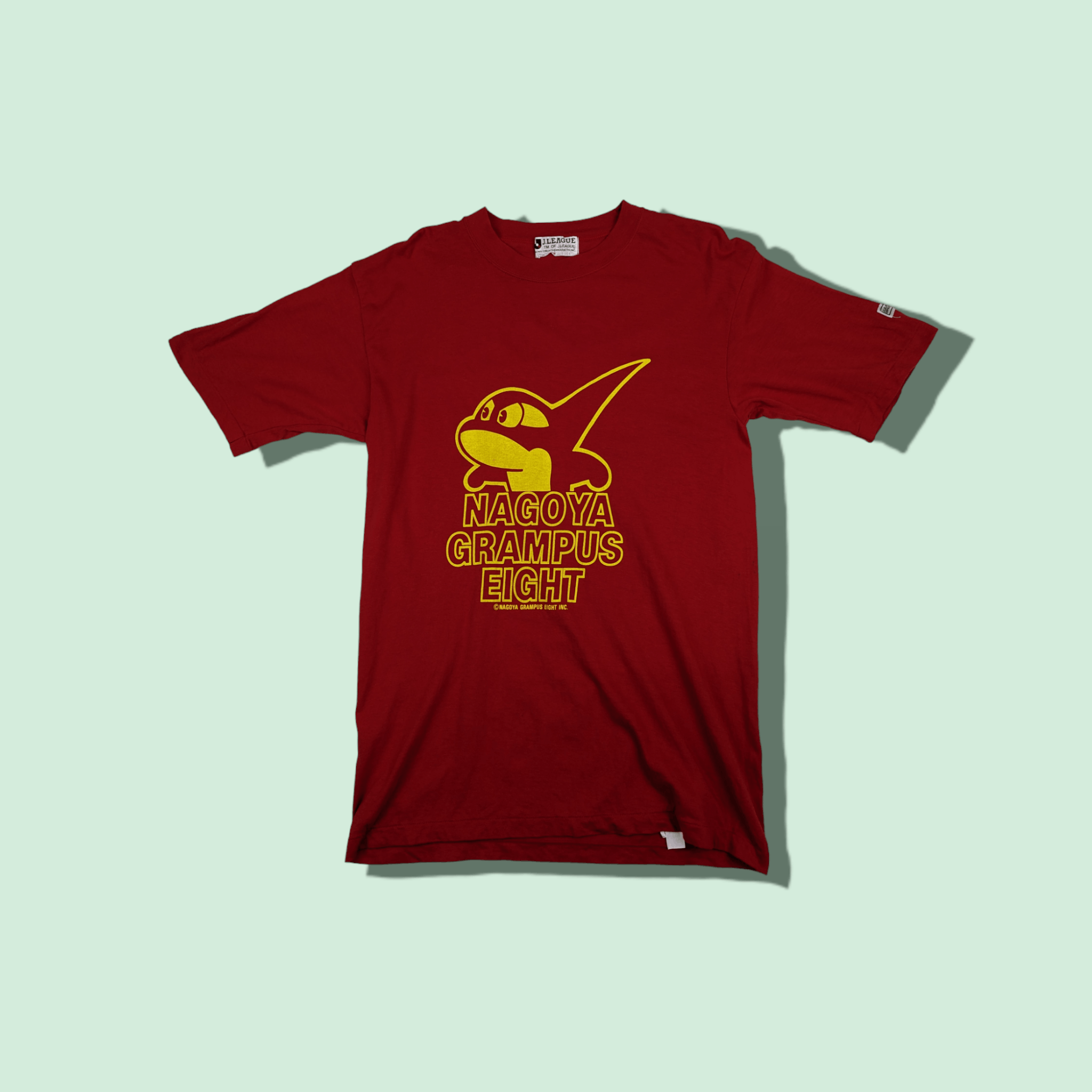 UEFA 90's J-LEAGUE Nagoya Grampus Eight T-Shirt Single Stitches Size US S / EU 44-46 / 1 - 1 Thumbnail