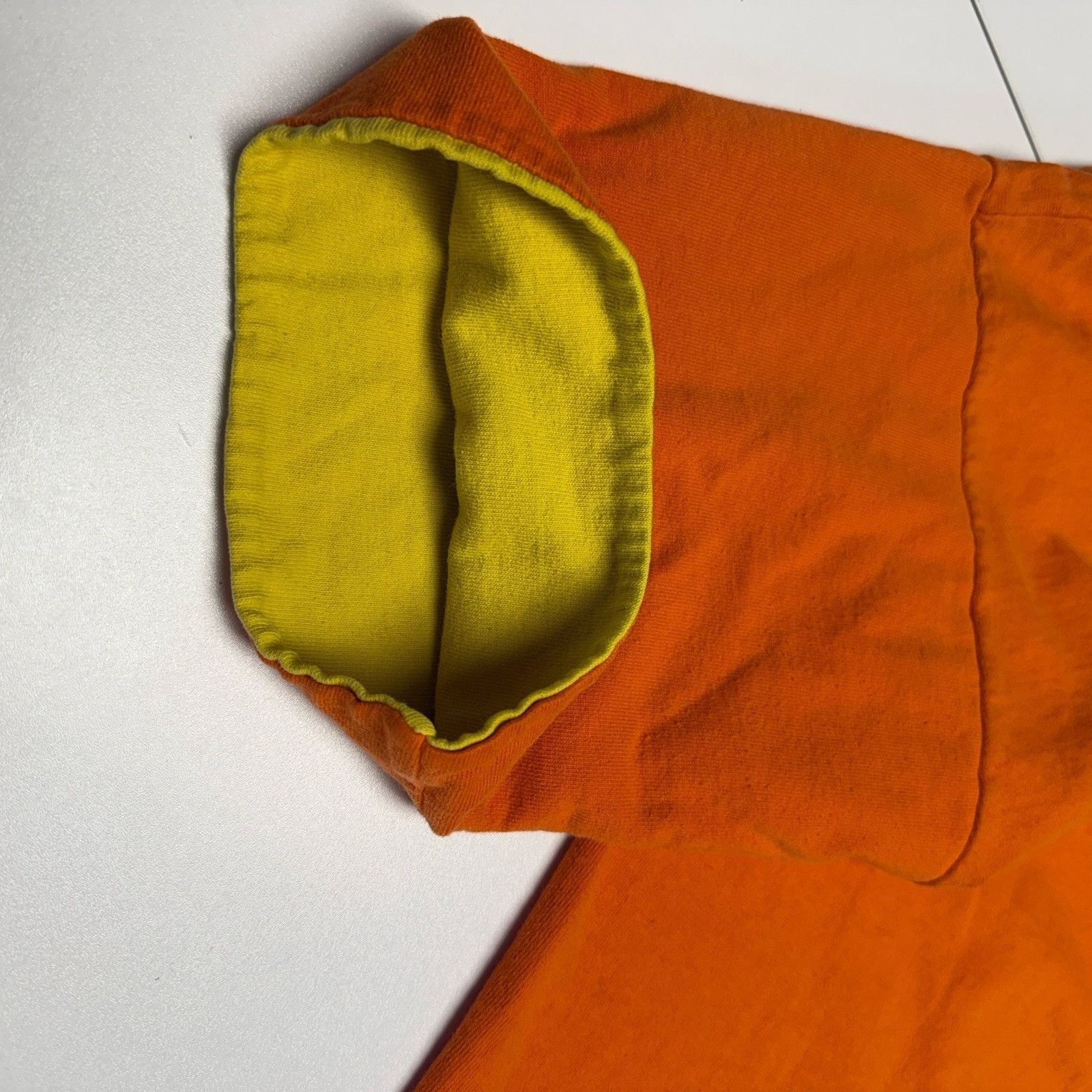 Fruit Of The Loom Vintage 90s Orange T Shirt L 20.5x27 Fruit of the Loom Size US L / EU 52-54 / 3 - 10 Thumbnail