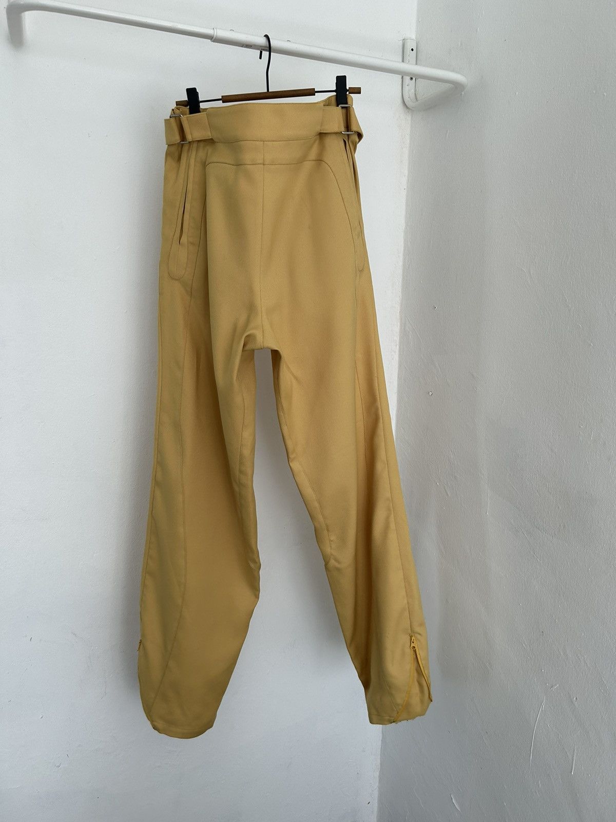 Kiko Kostadinov Ss19 tajima yellow utility trousers Size US 30 / EU 46 - 4 Thumbnail