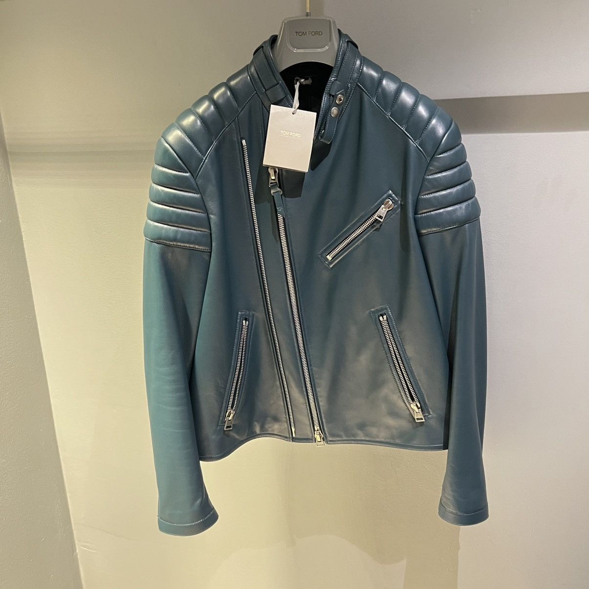 Tom Ford Tom Ford Leather Jacket in Large Size US L / EU 52-54 / 3 - 1 Thumbnail