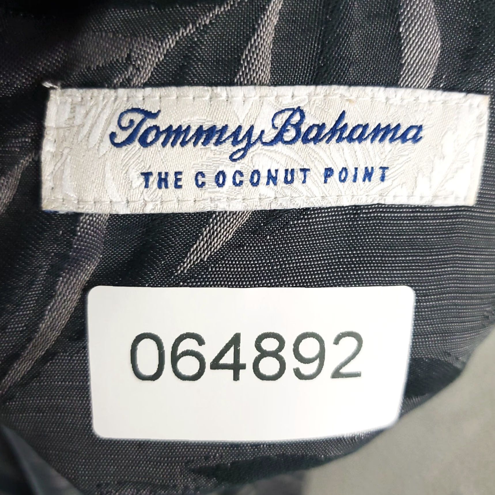 Tommy Bahama Tommy Bahama Shirt Mens Medium Gray Leaf Print Modal Hawaiian Button Up Shirt Size US M / EU 48-50 / 2 - 8 Thumbnail