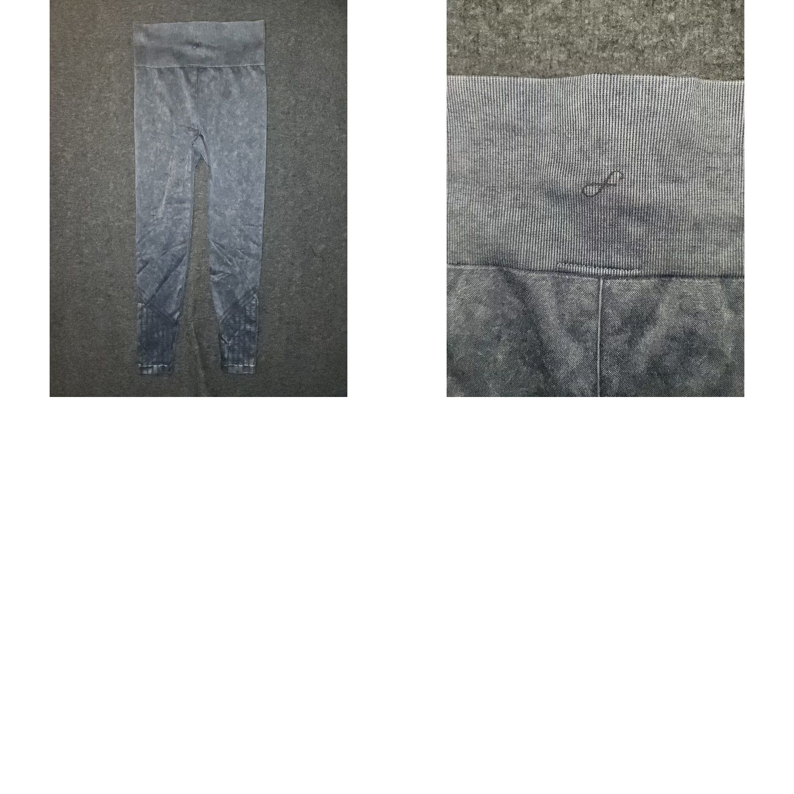Vintage Freely Leggings Women Small Gray Mid Rise Stretch Active Yoga Ankle Skinny Inseam 25" Pull On Athleisure Mens? Girls? (Note: End) Size 28" / US 6 / IT 42 - 8 Thumbnail