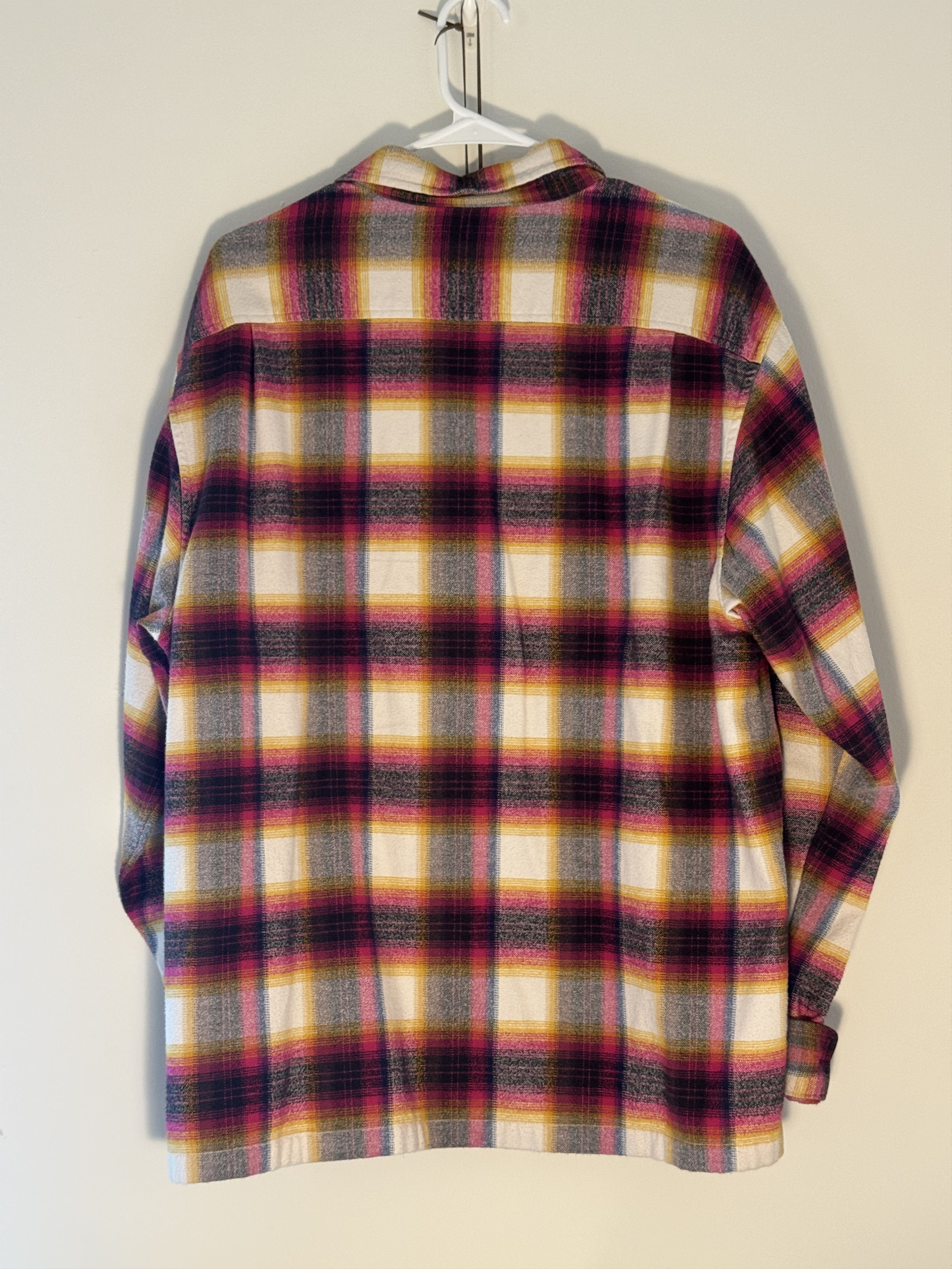Supreme Supreme Shadow Plaid Flannel Zip Up Shirt Size US L / EU 52-54 / 3 - 3 Thumbnail