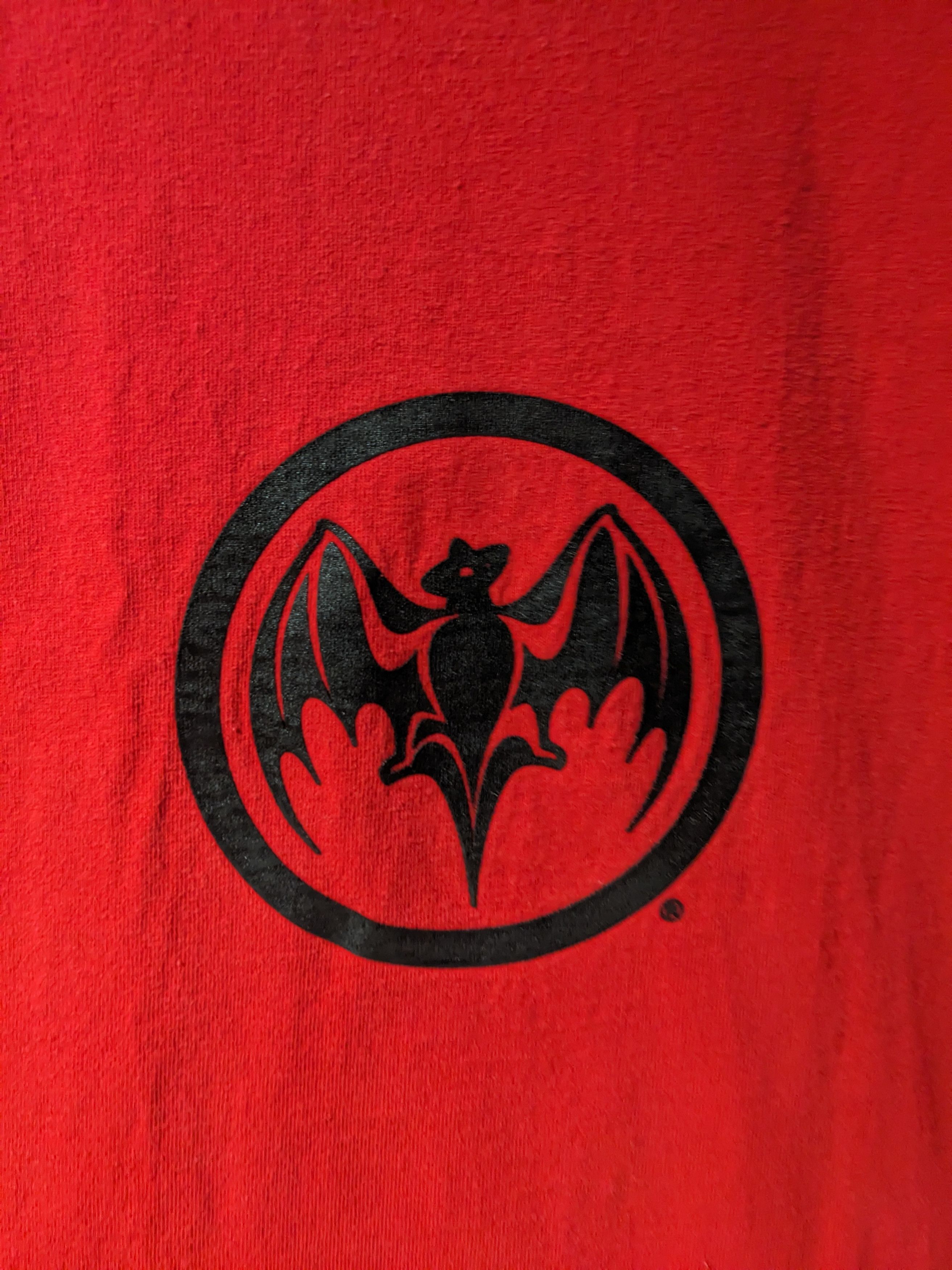 Bacardi × Vintage Vintage 90s Bacardi Rum Logo Alcohol Red Large T-Shirt Size US L / EU 52-54 / 3 - 2 Thumbnail