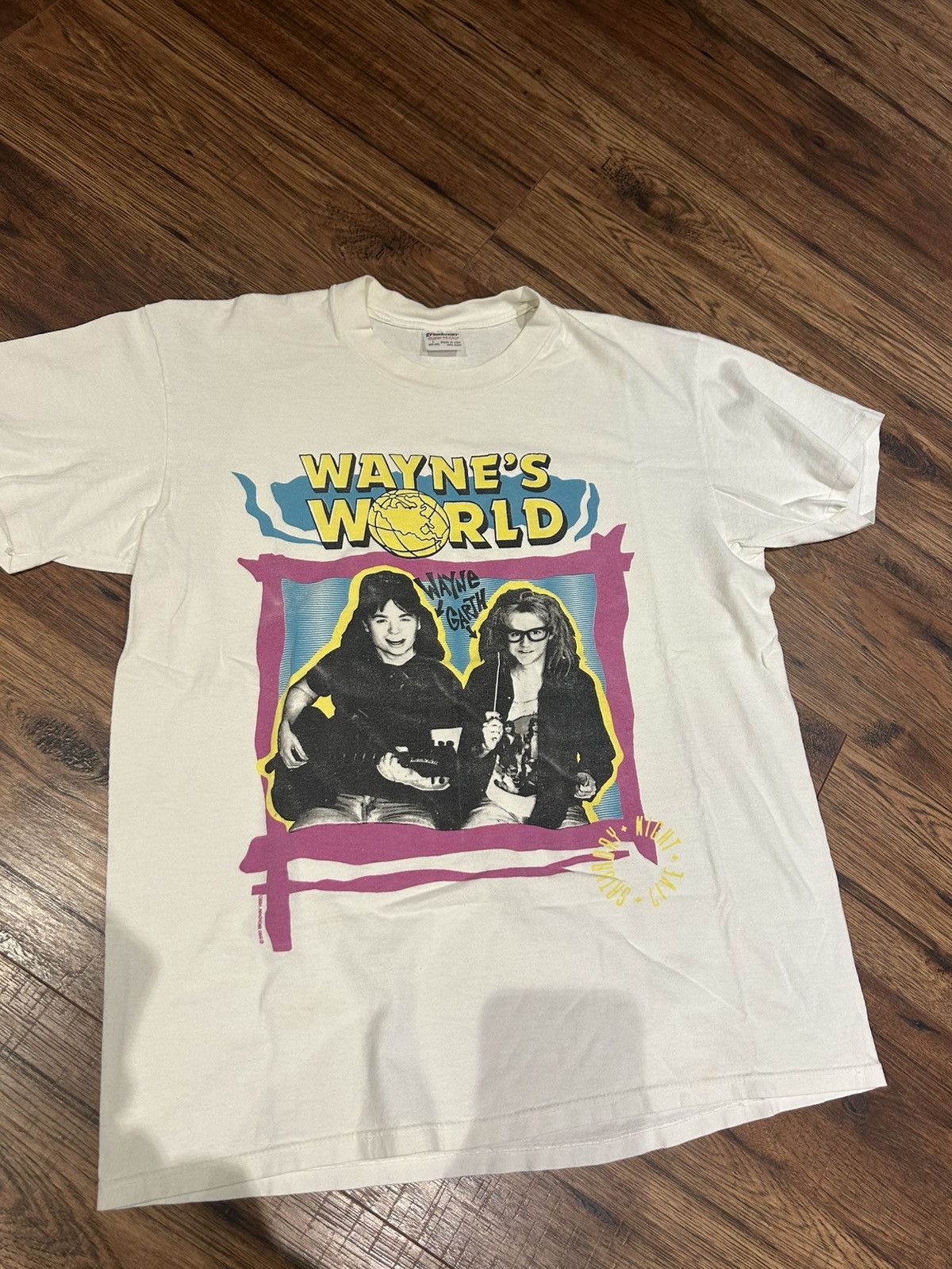 Vintage Wayne’s World 1990 Vintage Original Saturday Night Live Tee Size US L / EU 52-54 / 3 - 1 Thumbnail